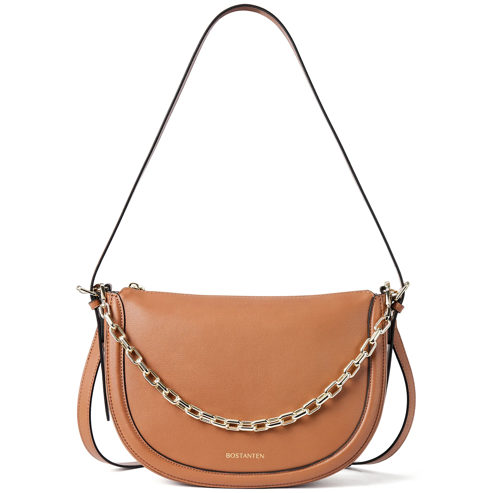 BOSTANTEN Women Shoulder Tote HandBag Designer Leather Purses Crossbody Bags with Zipper - Image 12