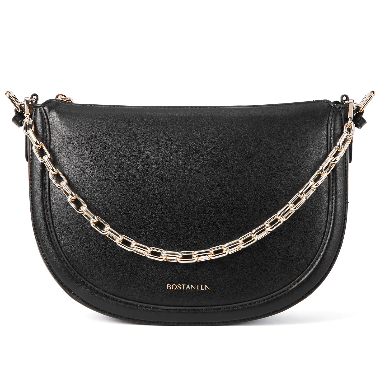 BOSTANTEN Women Shoulder Tote HandBag Designer Leather Purses Crossbody Bags with Zipper - Image 3