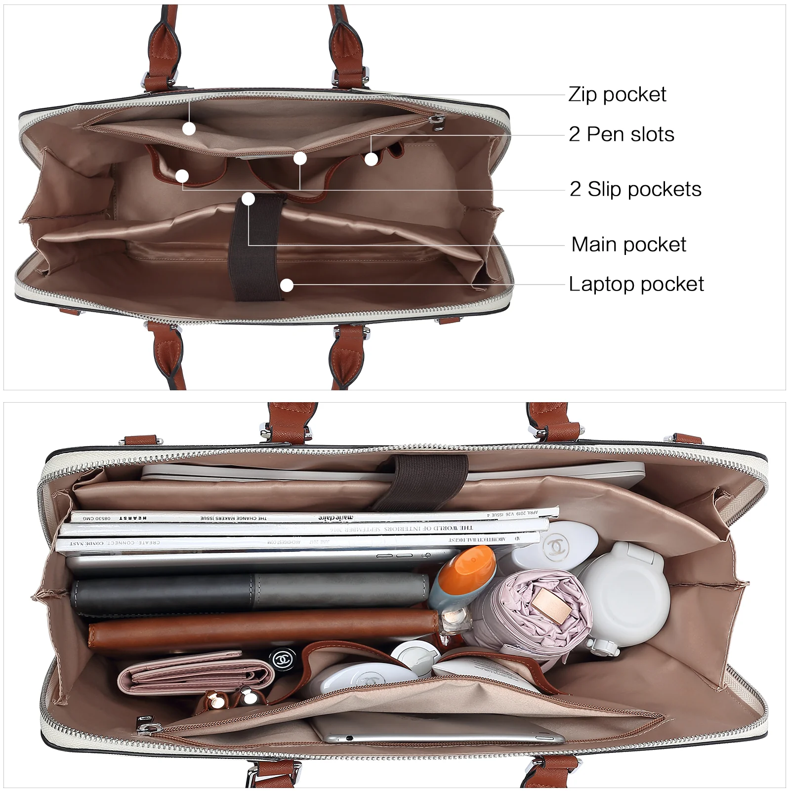 Glora Stylish Womens Briefcase — Versatile - Image 6