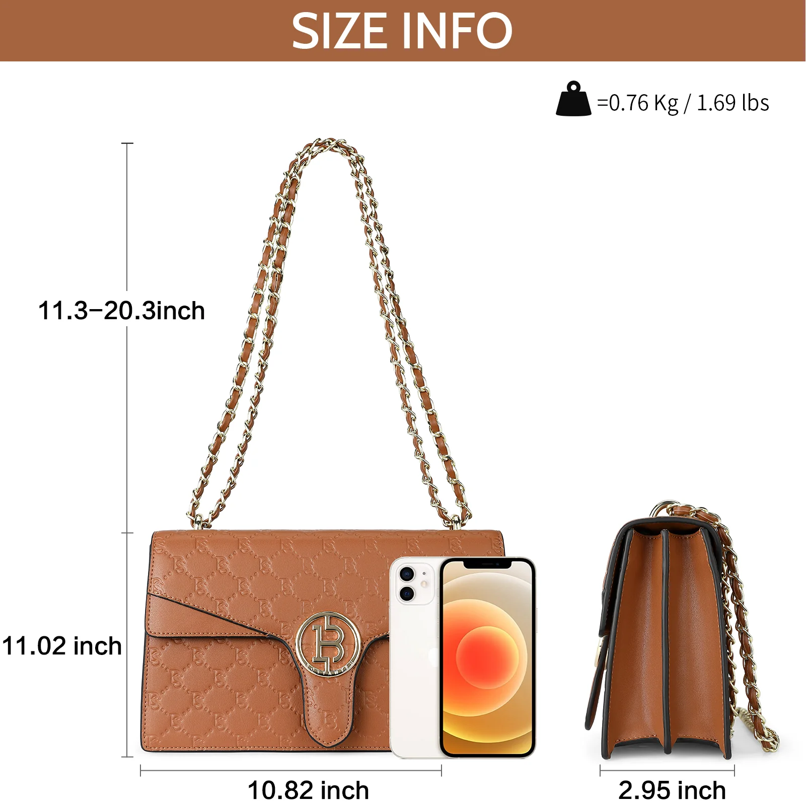 Nola Elegant Leather Shoulder Bag for Women - Perfect for Commuting - Image 12