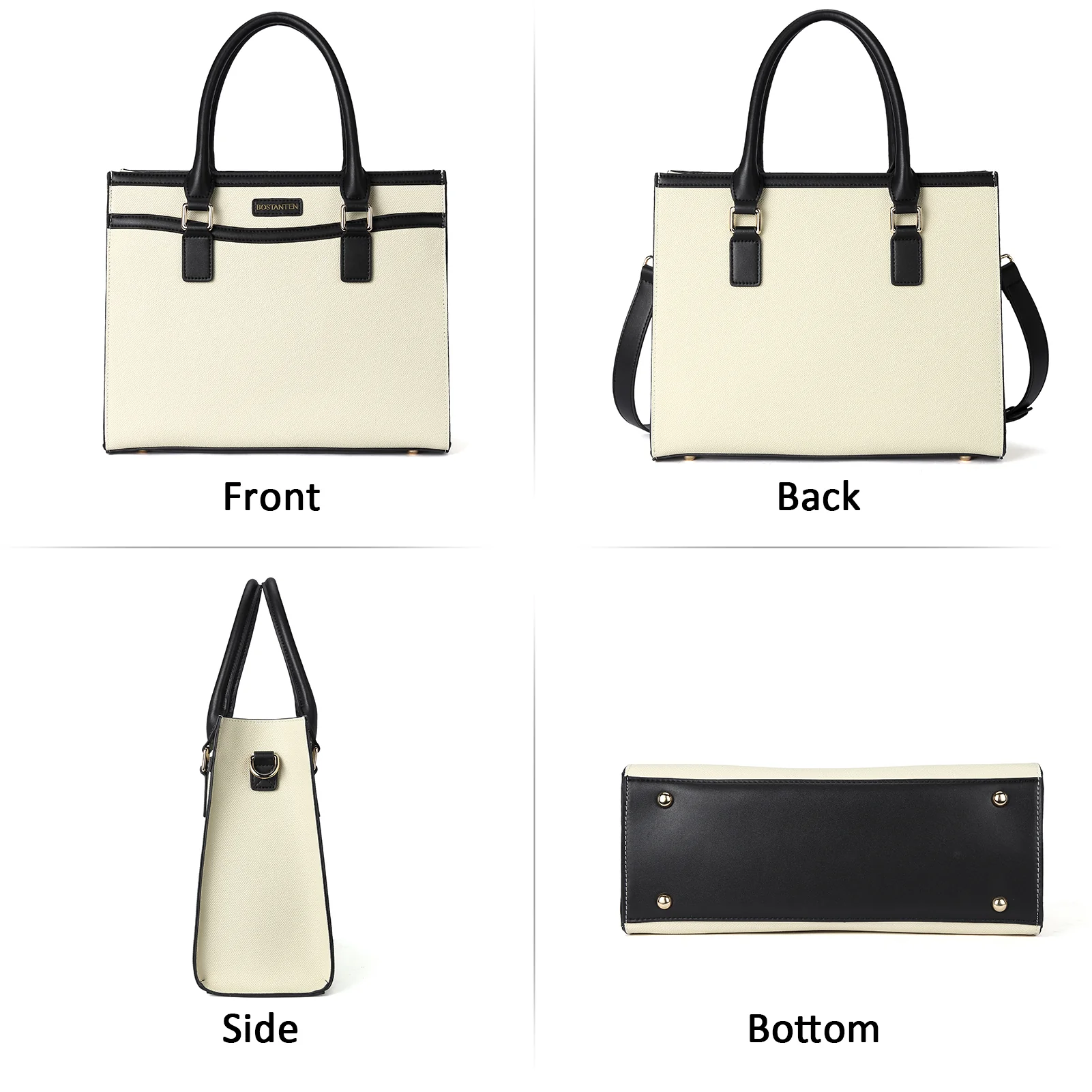BOSTANTEN Womens Handbags Designer Leather Satchel Purses Fashion Ladies Top Handle Tote Bags - Image 8