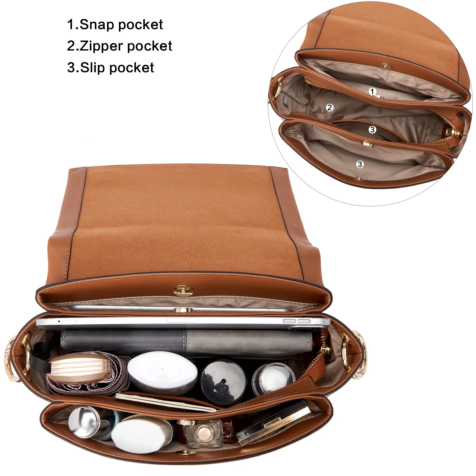 Nola Small Shoulder Bags for Women: Compact and Chic Handbags for On-the-Go Style - Image 9