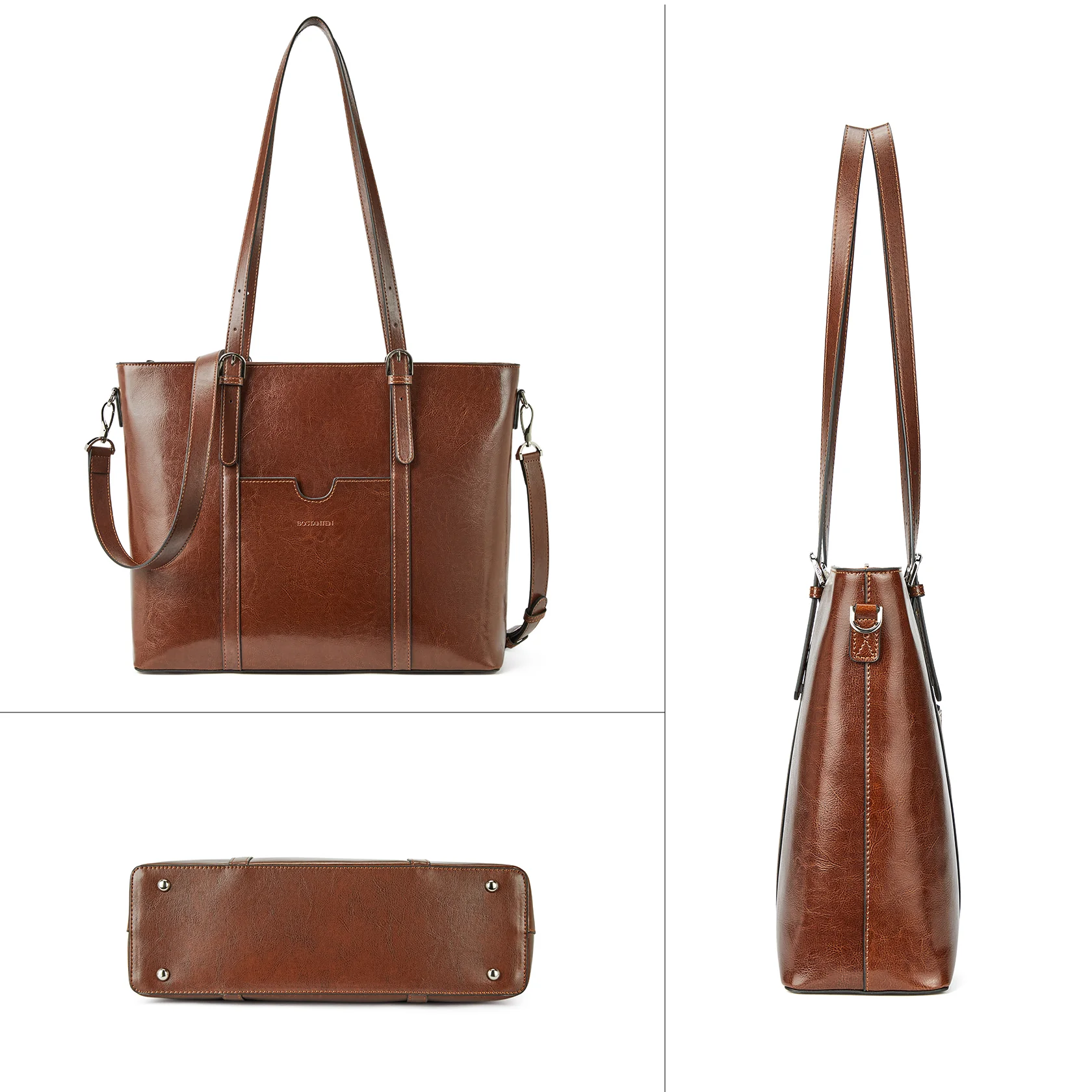 Carol Women Briefcase - Vintage Tote - Image 34
