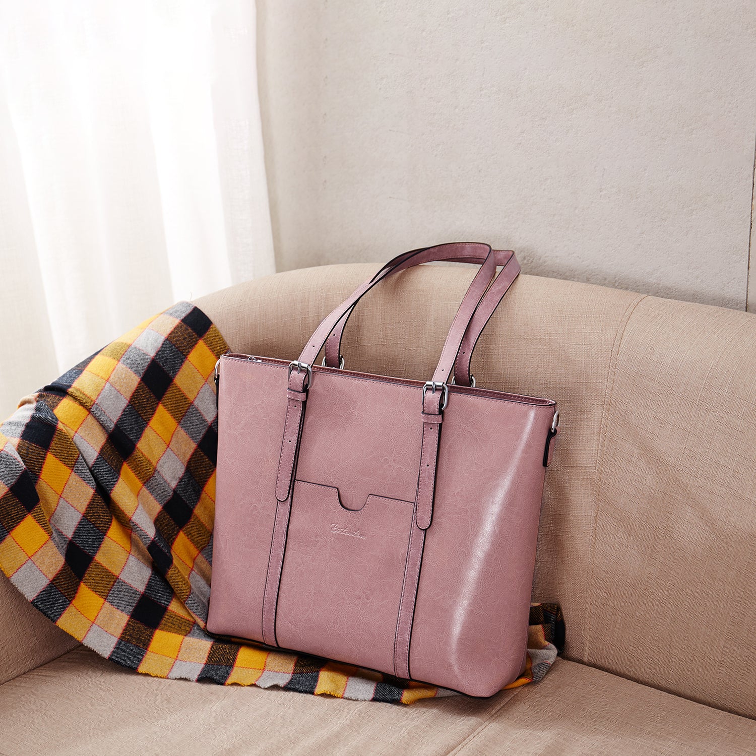 Carol Women Briefcase - Vintage Tote - Image 36