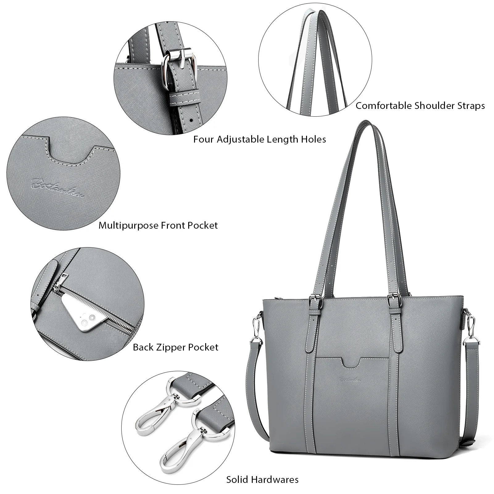 Carol Women Briefcase - Vintage Tote - Image 51