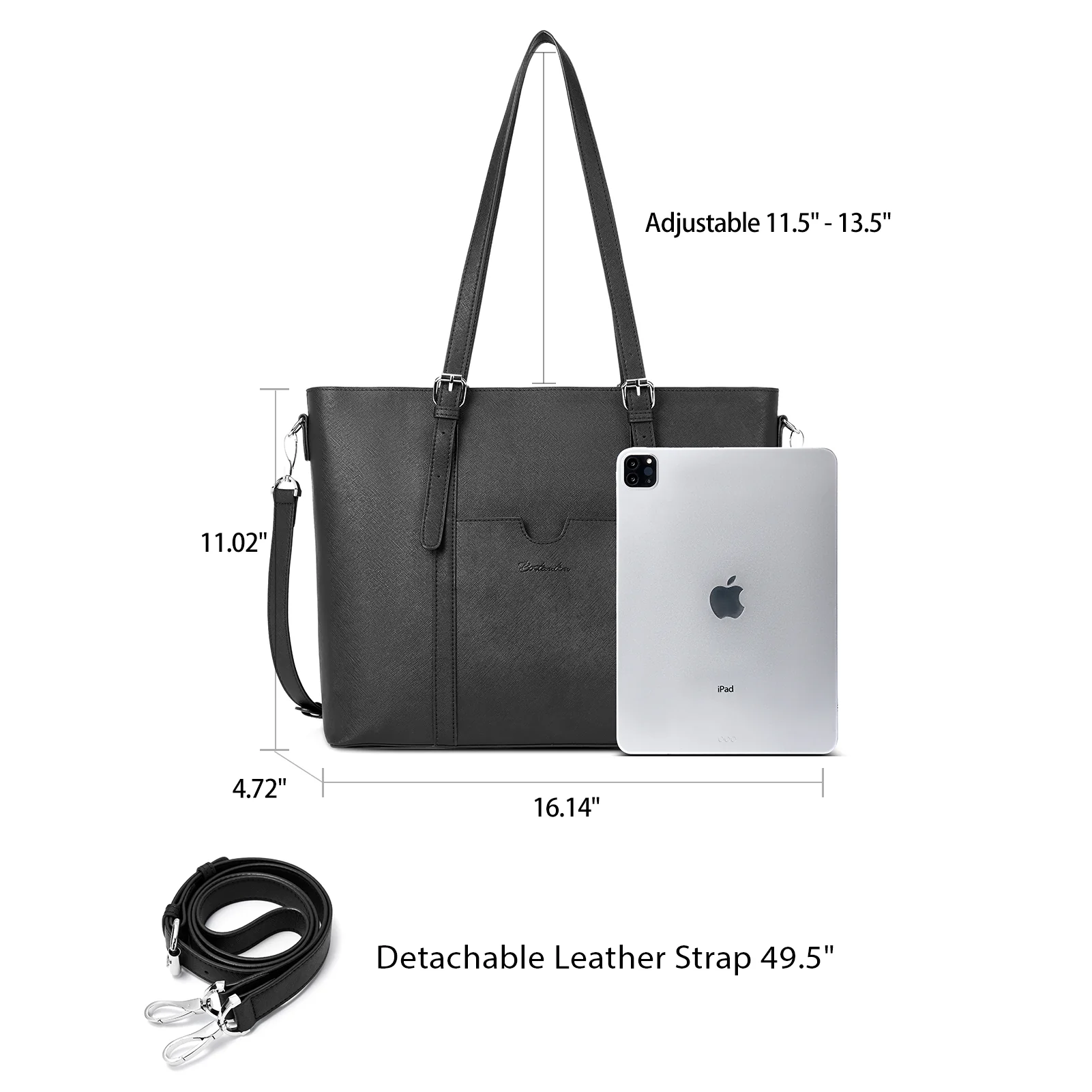 Carol Women Briefcase - Vintage Tote - Image 55