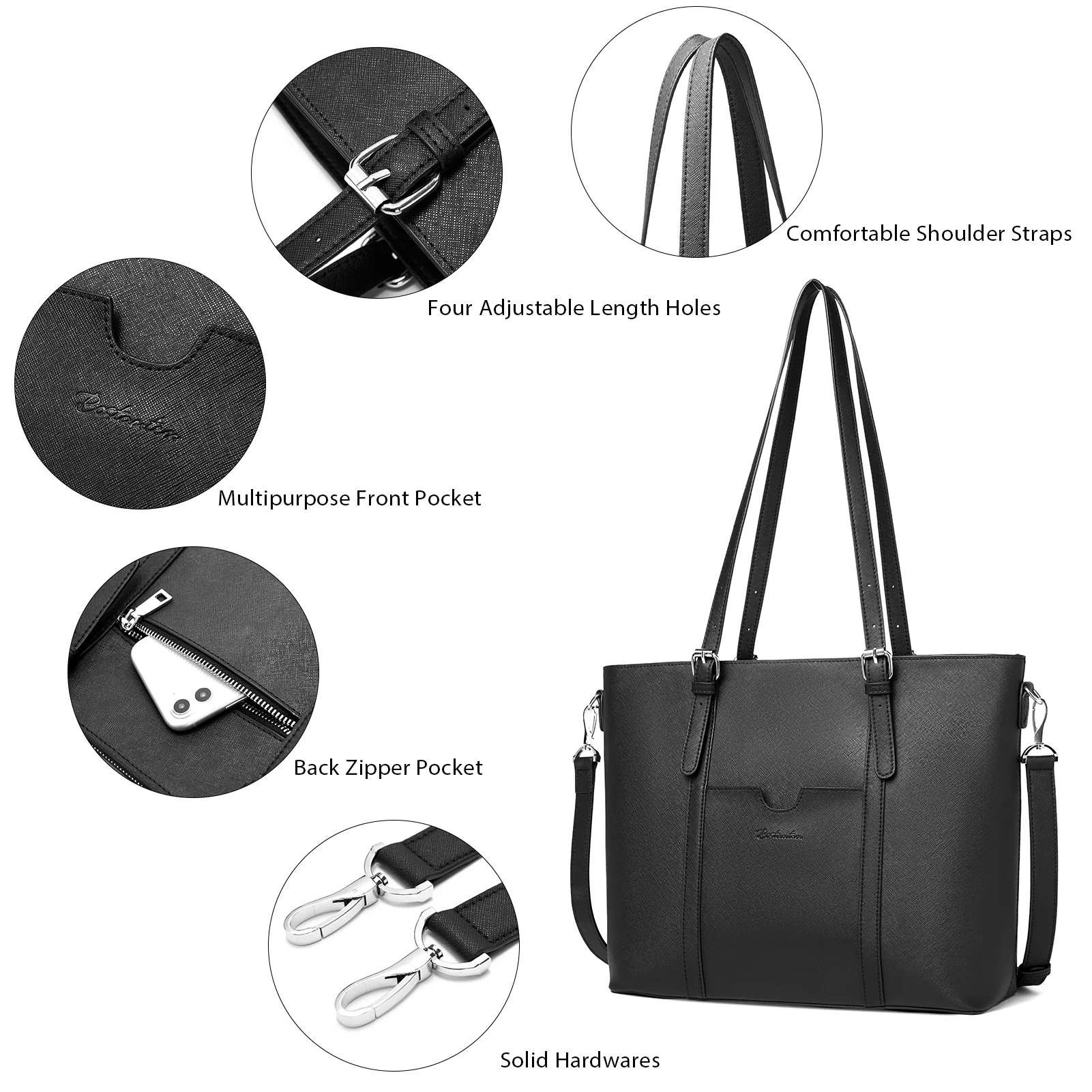 Carol Women Briefcase - Vintage Tote - Image 57