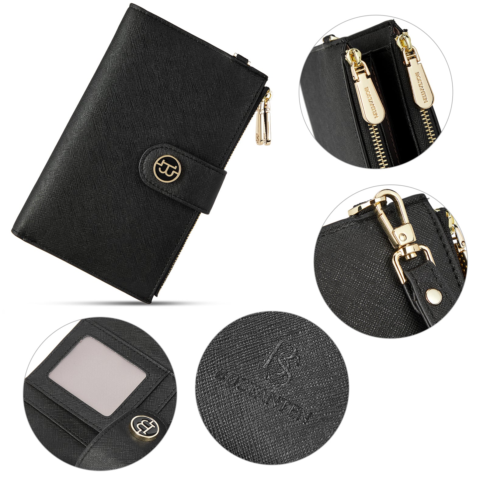 Rozenn  Slim Wallet Leather —— Multi-Function - Image 15