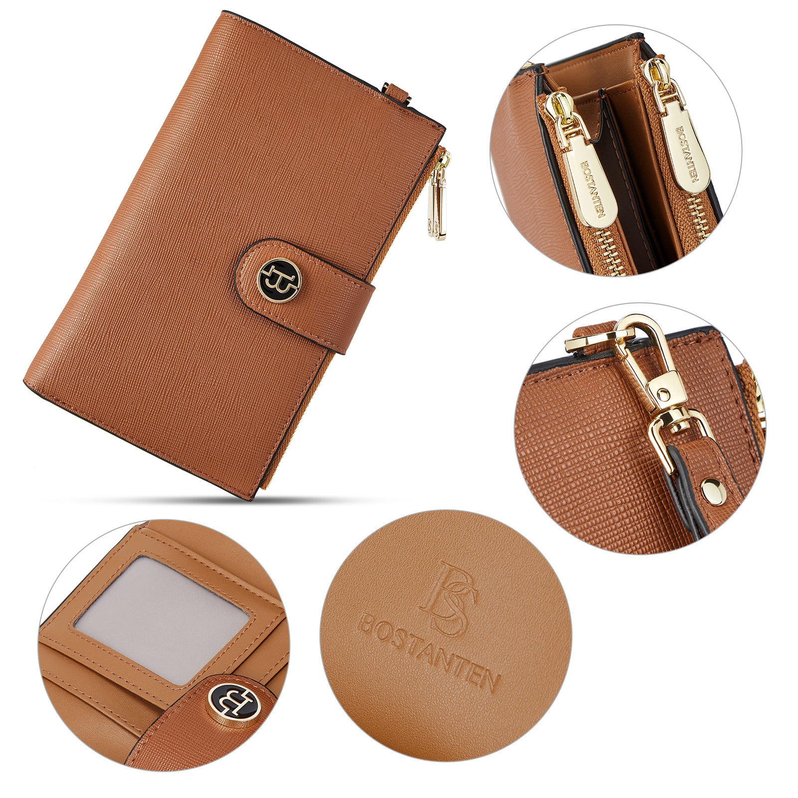 Rozenn  Slim Wallet Leather —— Multi-Function - Image 22