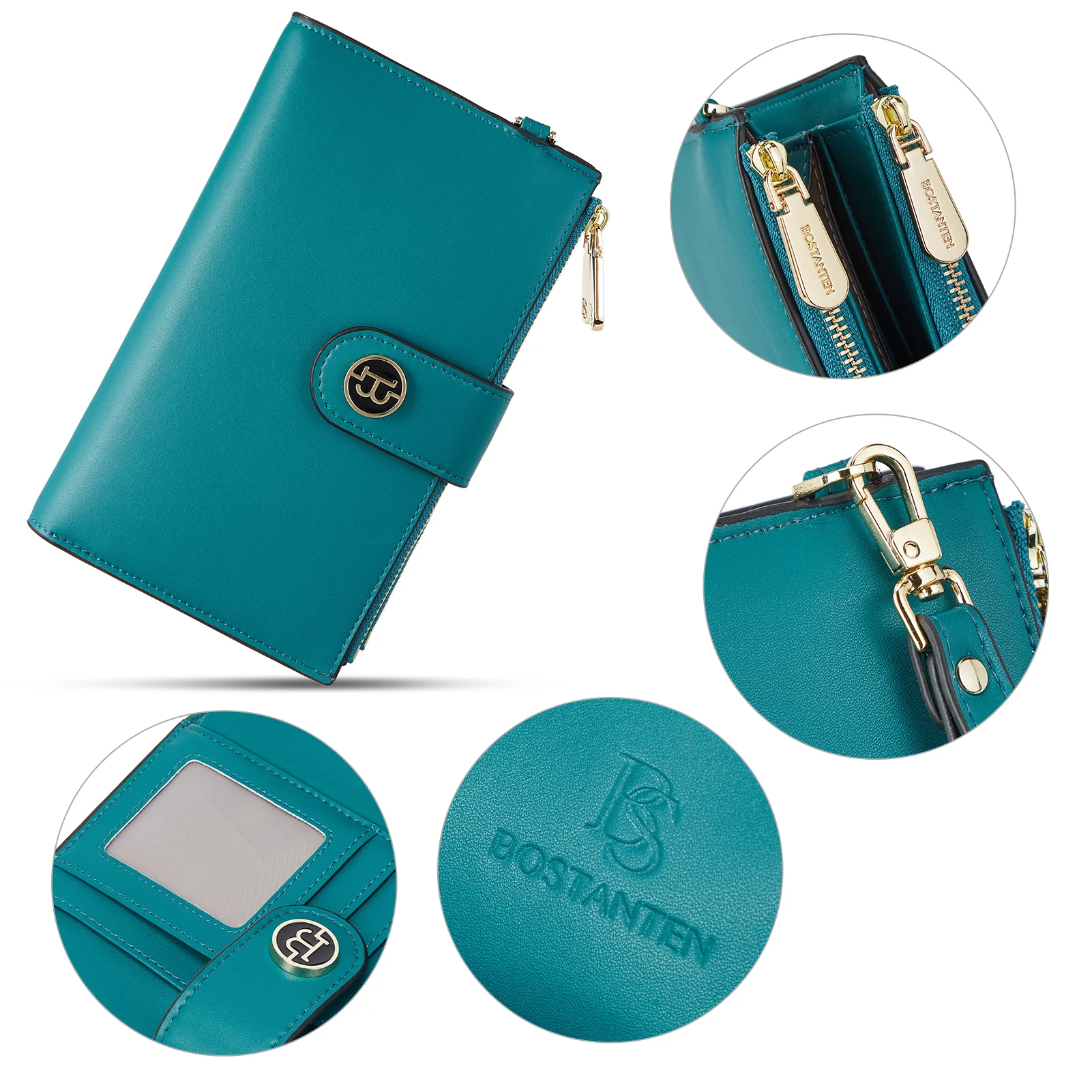 Rozenn  Slim Wallet Leather —— Multi-Function - Image 30