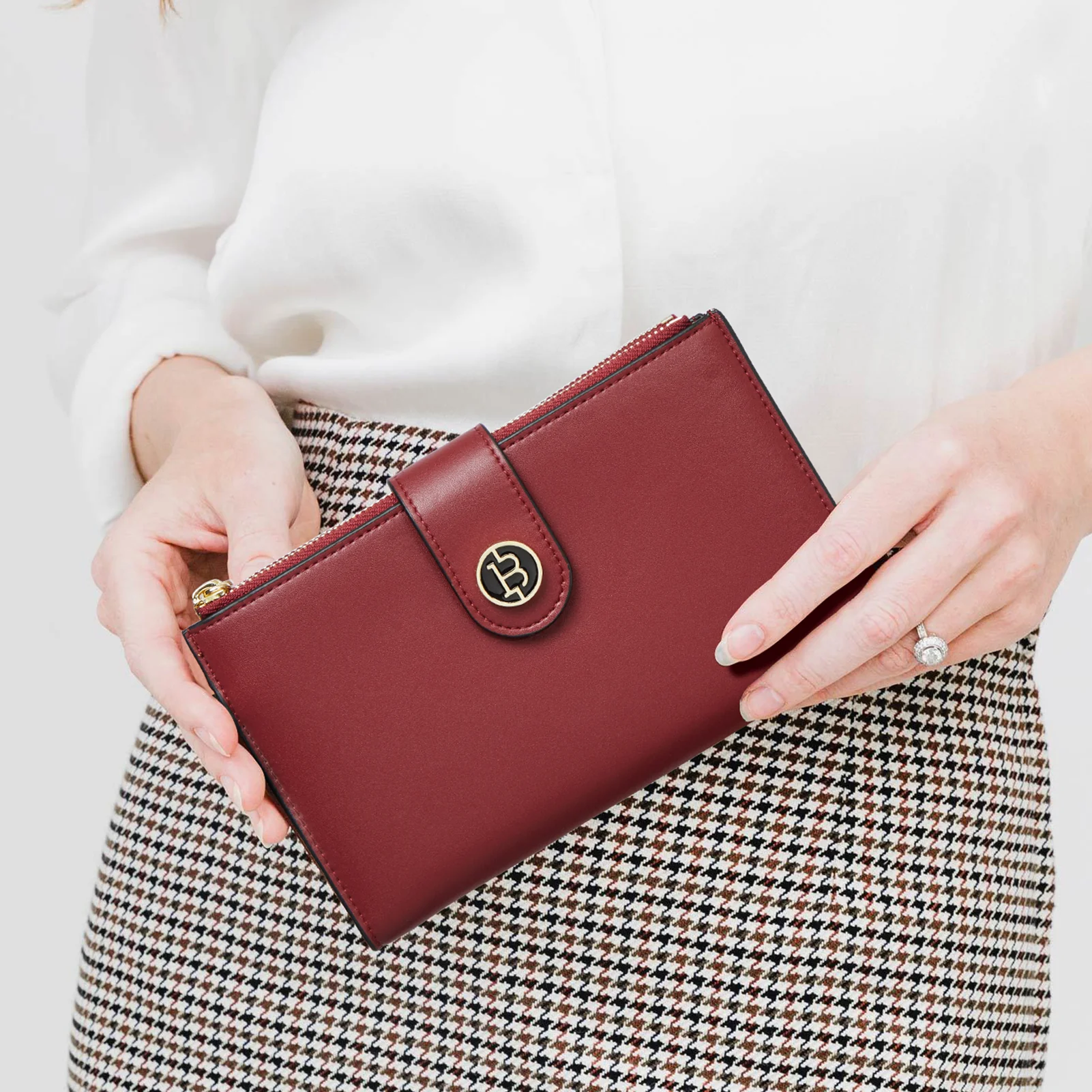 Rozenn  Slim Wallet Leather —— Multi-Function - Image 7