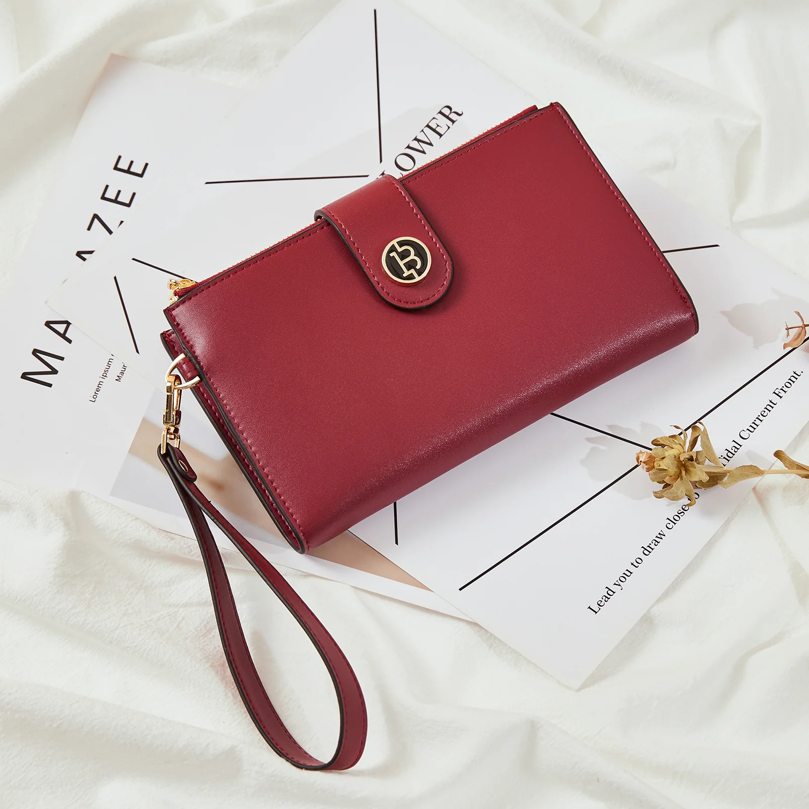 Rozenn  Slim Wallet Leather —— Multi-Function - Image 8
