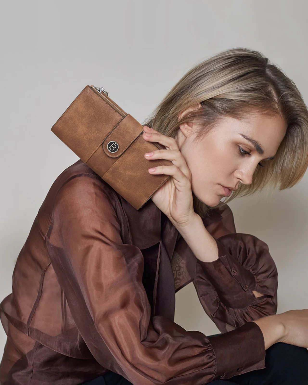 BOSTANTEN Womens Leather Wallets RFID Blocking Large Capacity Trifold Card Holder Ladies Phone Clutch - Image 16