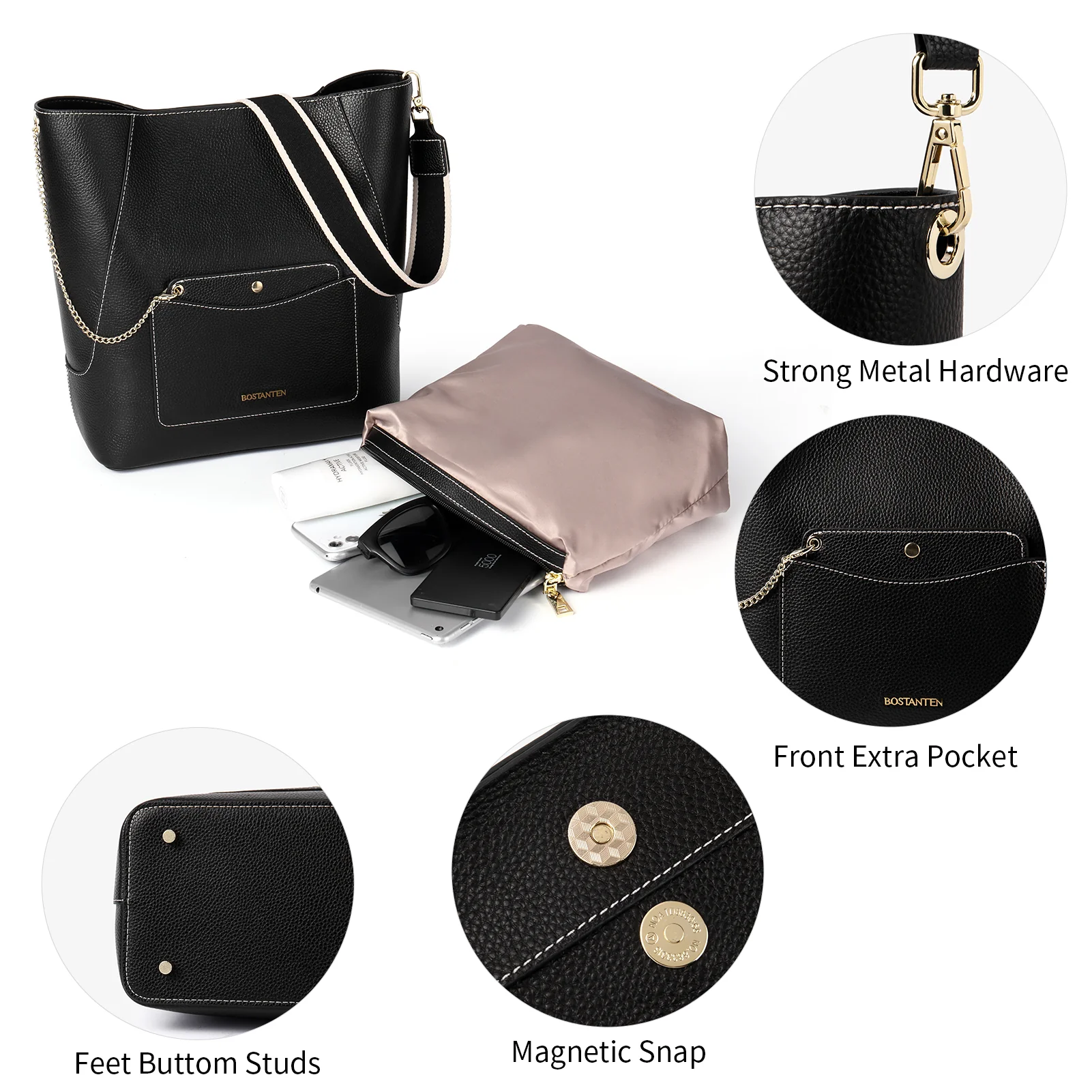 Lotty Classic Designer Leather Hobo Bag - Ideal for Travel or Daily Commute - Image 10