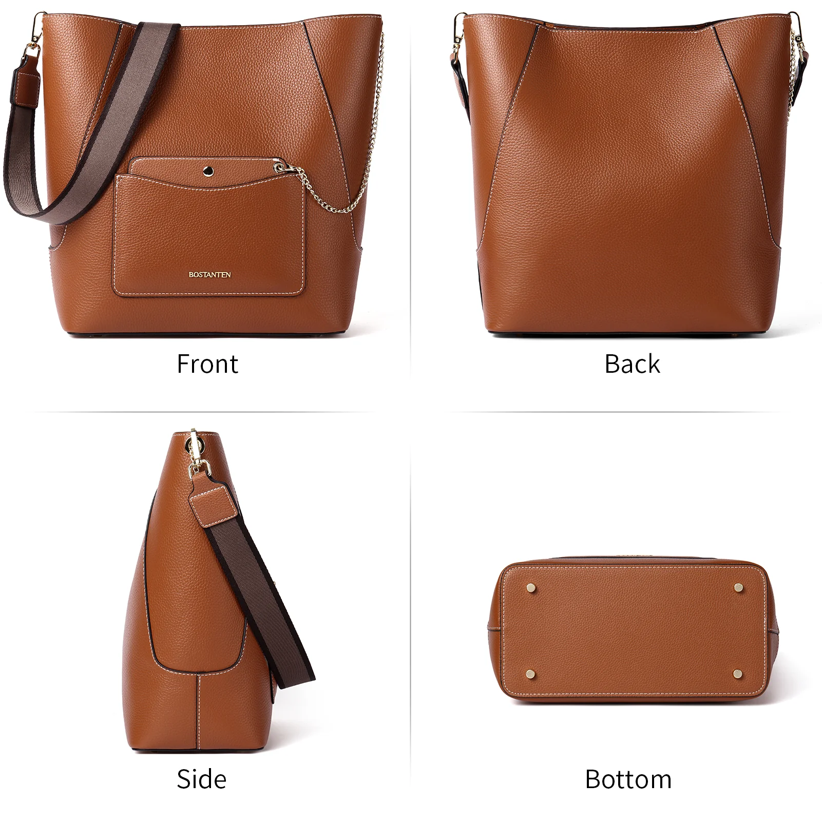 Lotty Classic Designer Leather Hobo Bag - Ideal for Travel or Daily Commute - Image 4