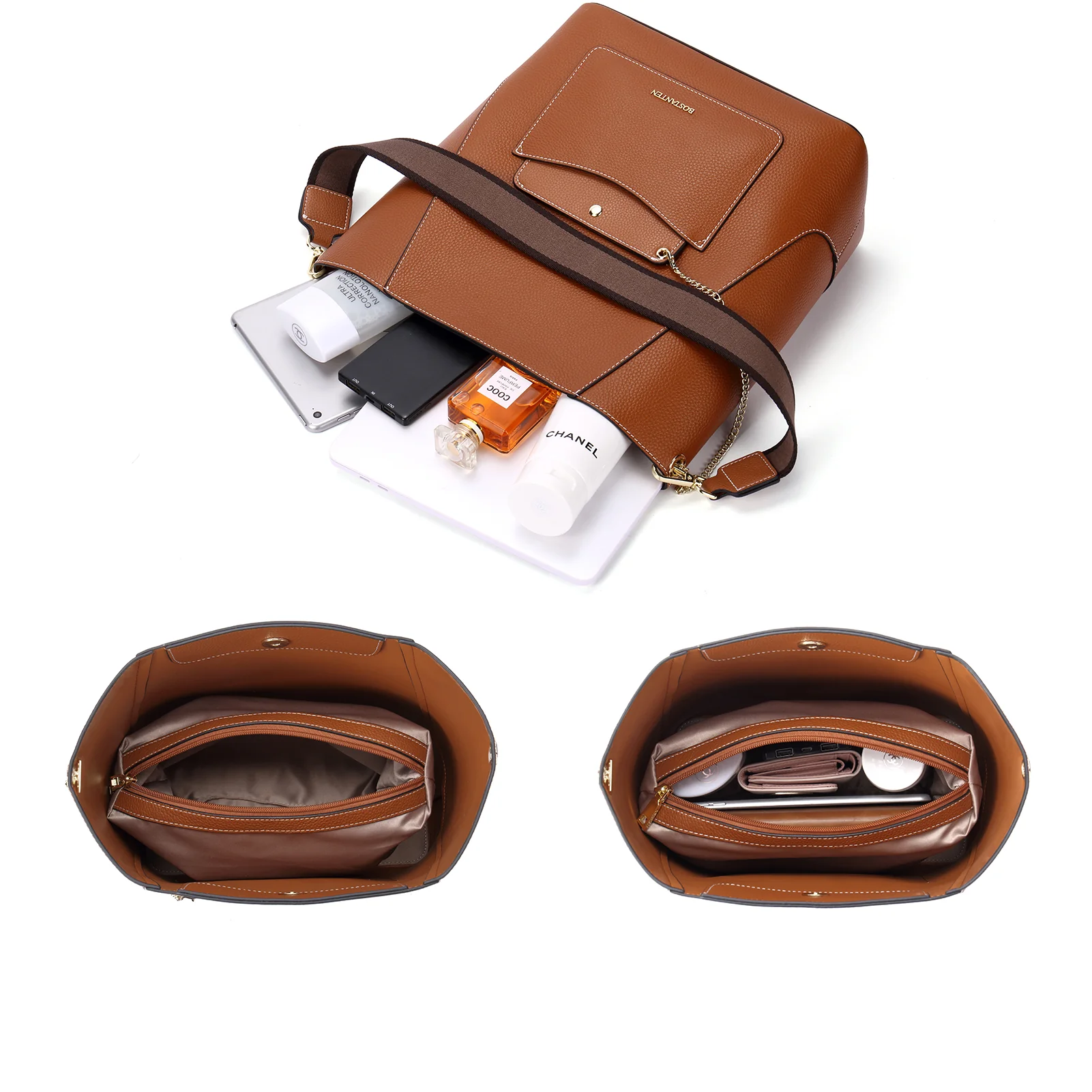 Lotty Classic Designer Leather Hobo Bag - Ideal for Travel or Daily Commute - Image 5