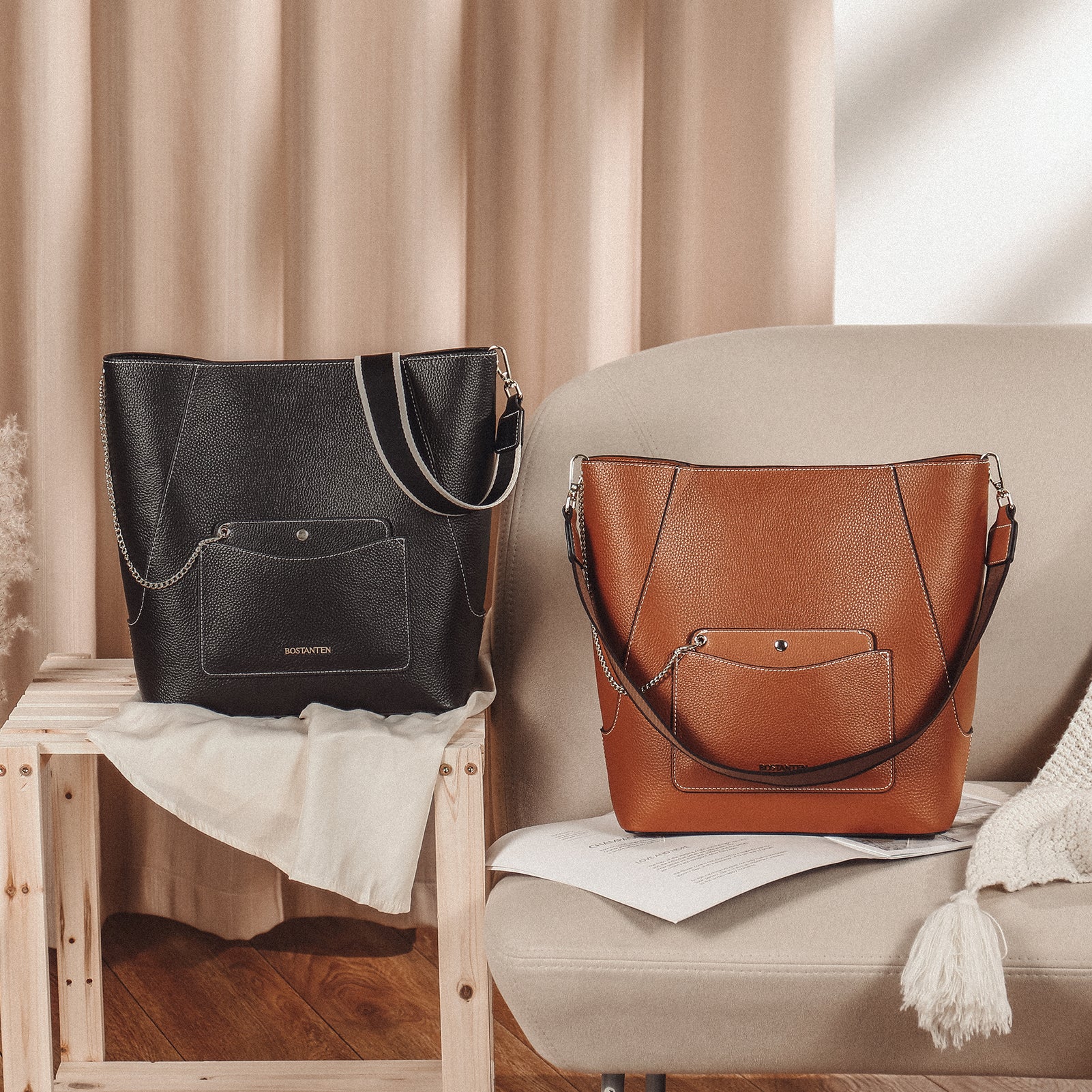 Lotty Classic Designer Leather Hobo Bag - Ideal for Travel or Daily Commute - Image 7