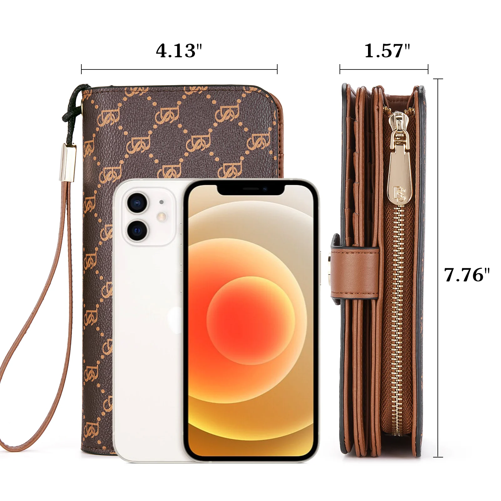 BOSTANTEN Womens Wallet Genuine Leather Large Capacity Wristlet Clutch Purse Credit Card Holder with RFID Blocking - Image 6