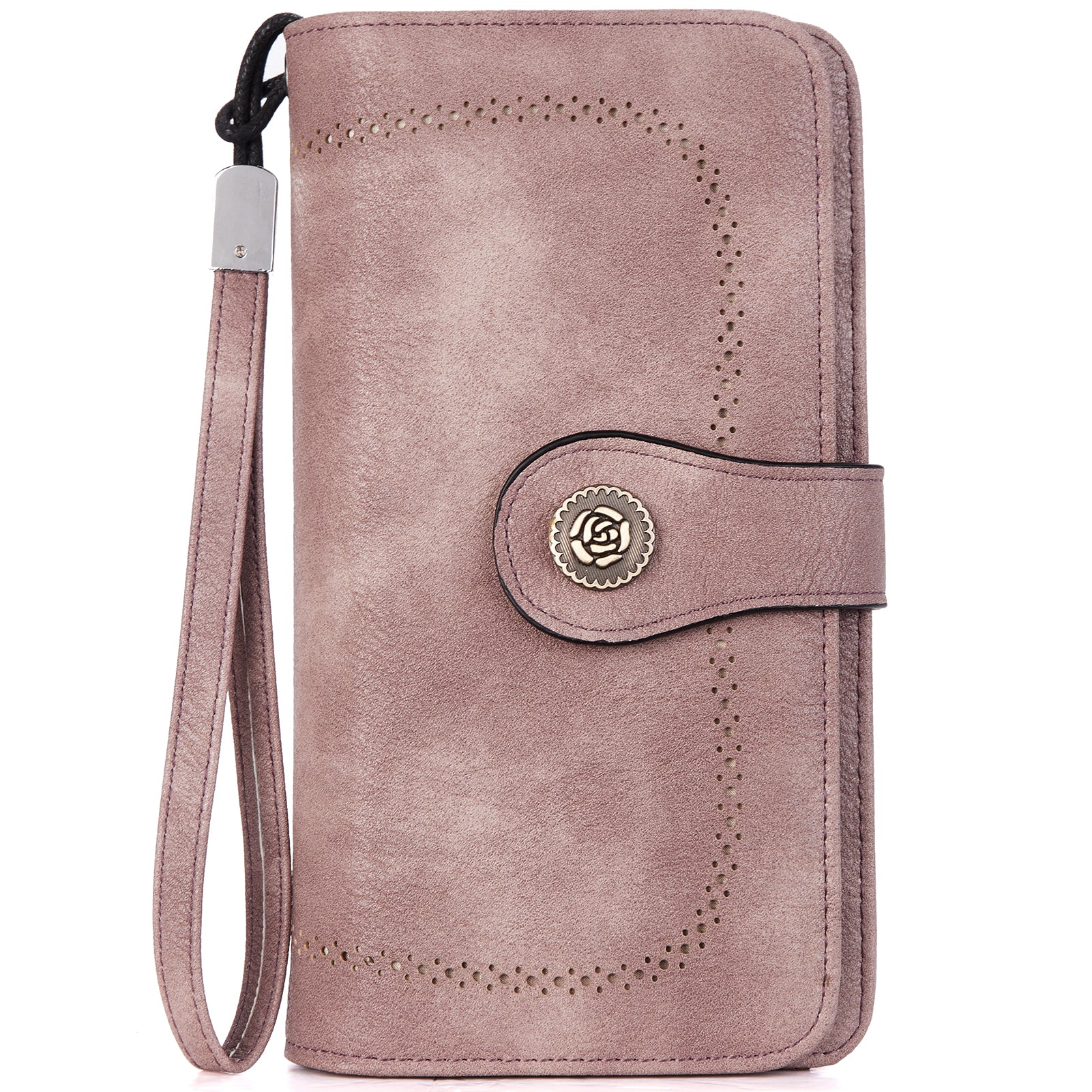 BOSTANTEN Womens Wallet Genuine Leather Large Capacity Wristlet Clutch Purse Credit Card Holder with RFID Blocking - Image 19