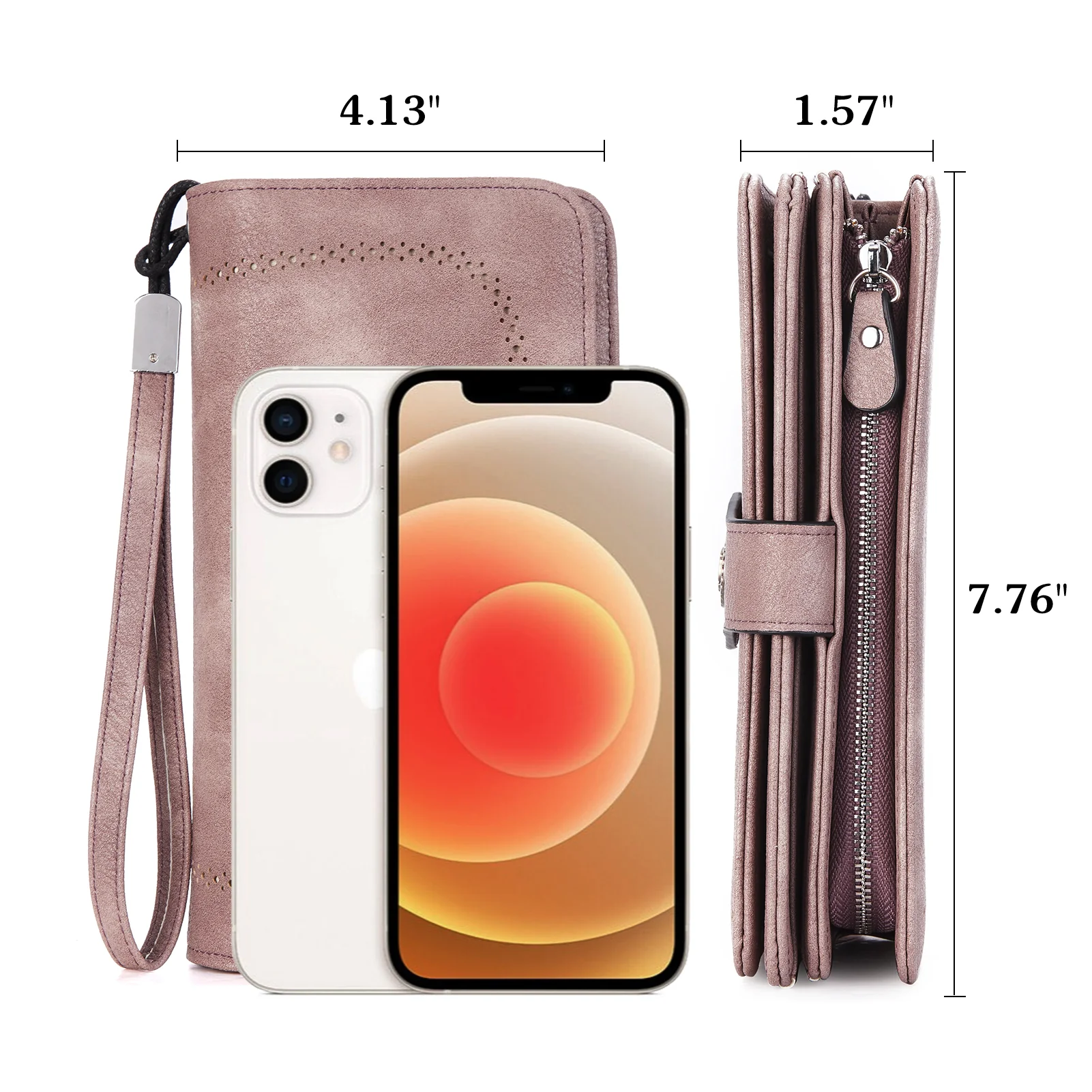 BOSTANTEN Womens Wallet Genuine Leather Large Capacity Wristlet Clutch Purse Credit Card Holder with RFID Blocking - Image 22
