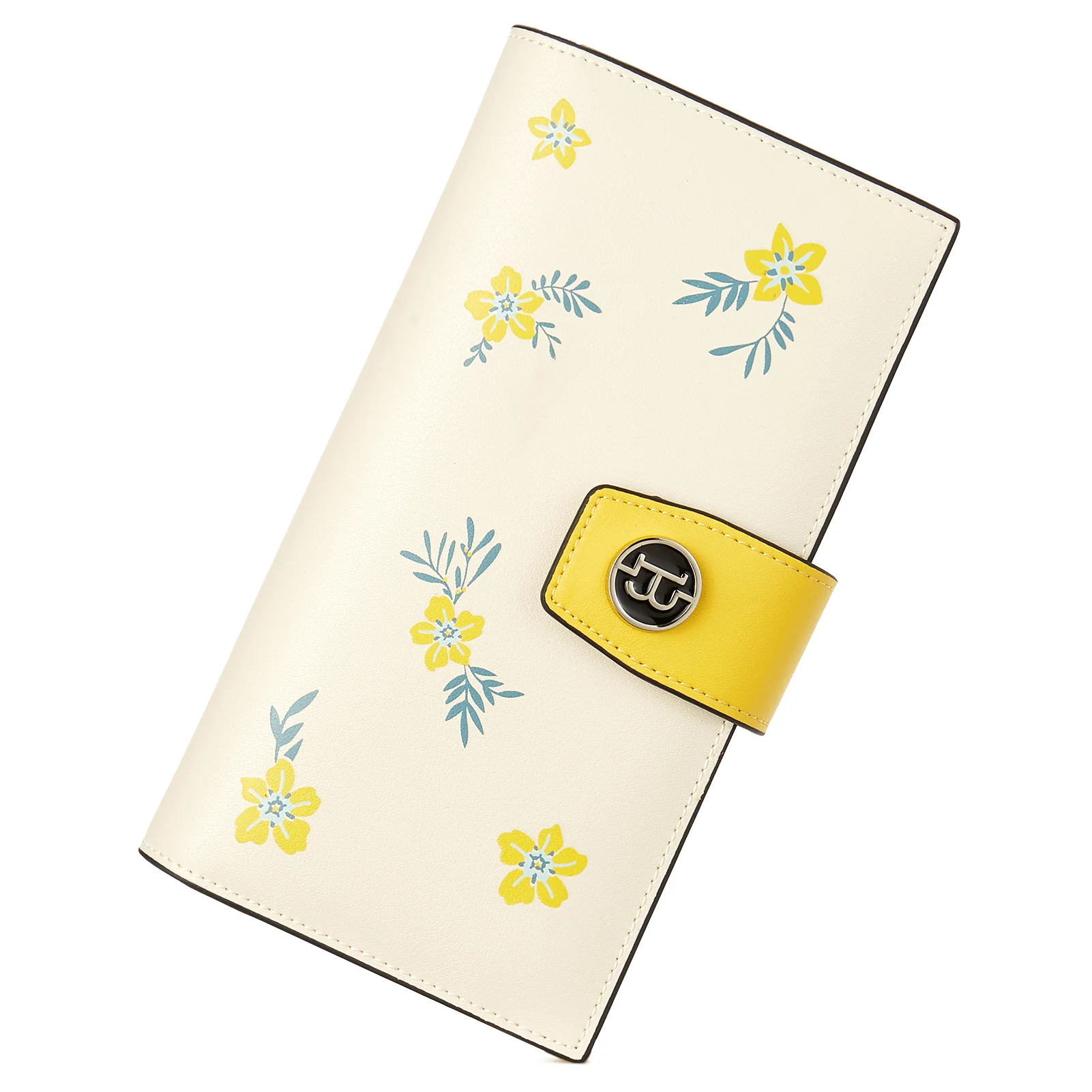 Women Top Leather Wallets Large Capacity - Floral Style - Image 2