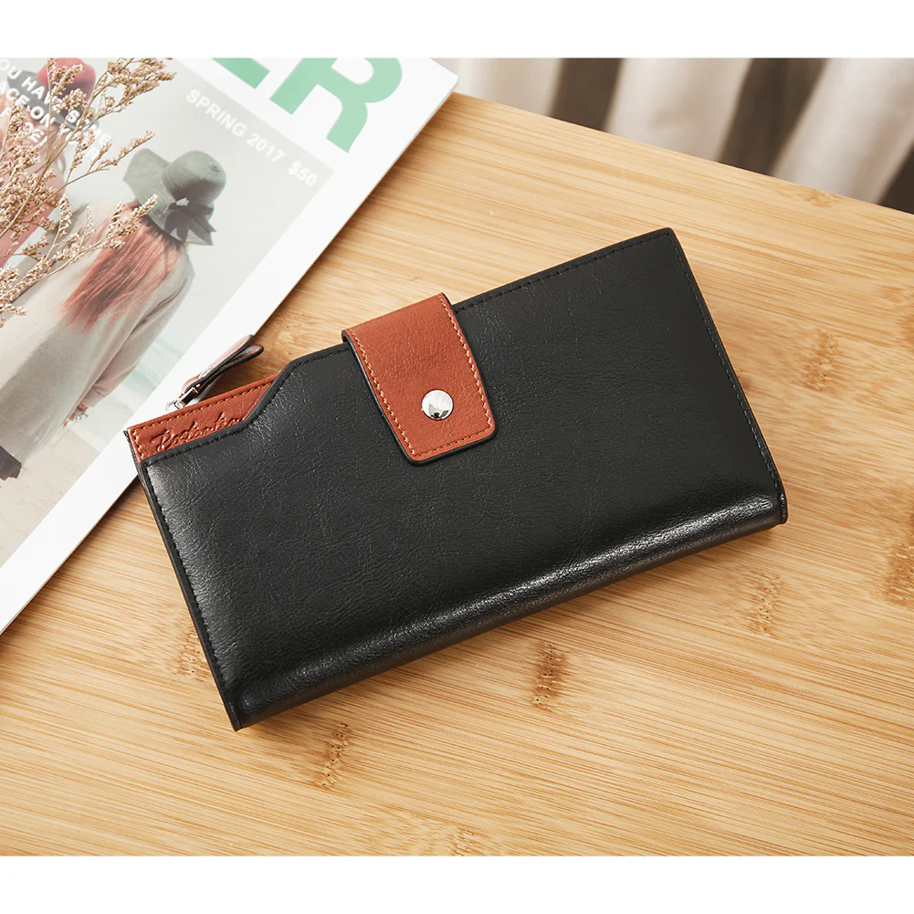 Lnna Genuine Leather RFID Wallets With Checkbooks - Cash Clutch - Image 22