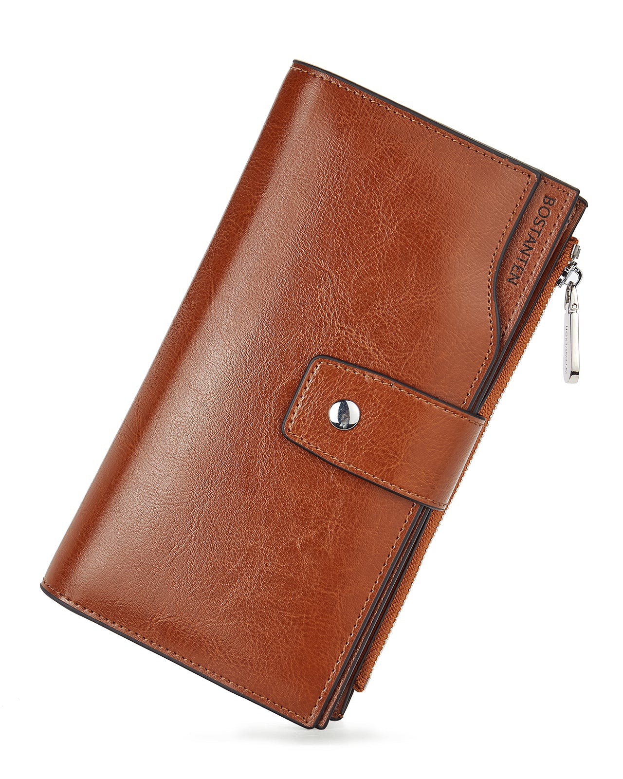 Lnna Genuine Leather RFID Wallets With Checkbooks - Cash Clutch - Image 7