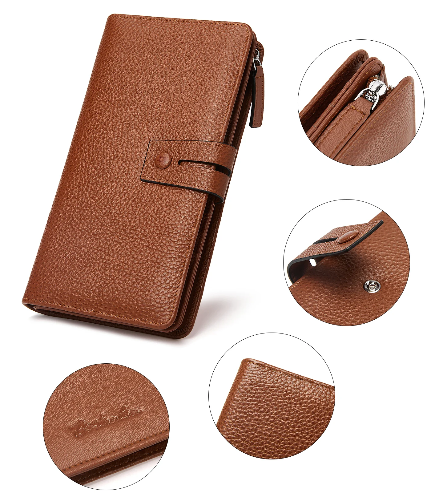 Lnna Checkbook RFID Wallet Cash Clutch Purses —— Superstar - Image 32