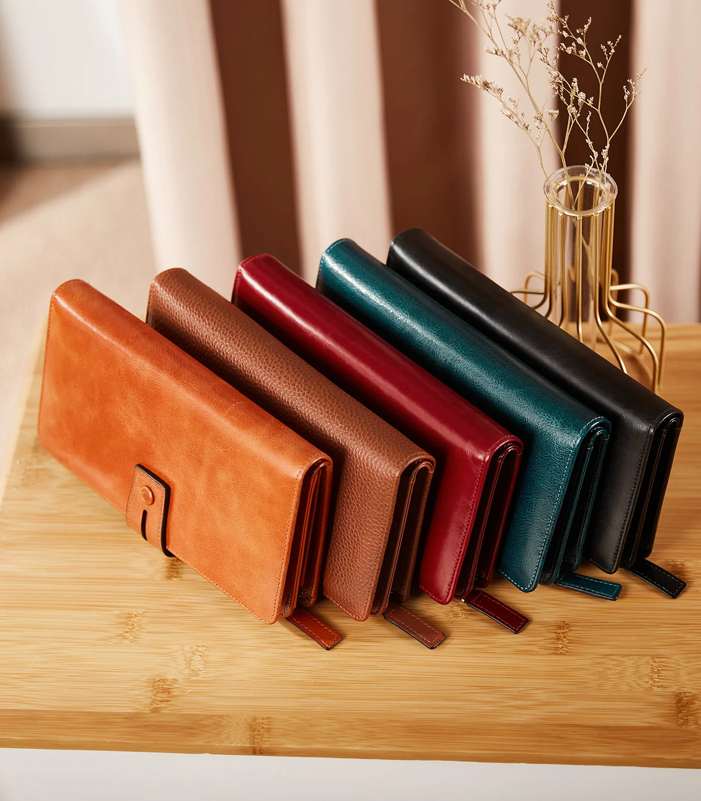 Lnna Checkbook RFID Wallet Cash Clutch Purses —— Superstar - Image 41