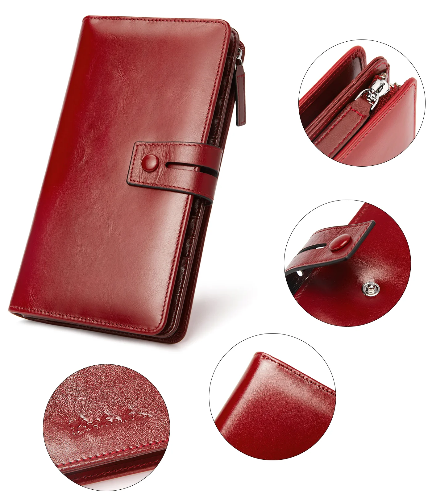 Lnna Checkbook RFID Wallet Cash Clutch Purses —— Superstar - Image 7