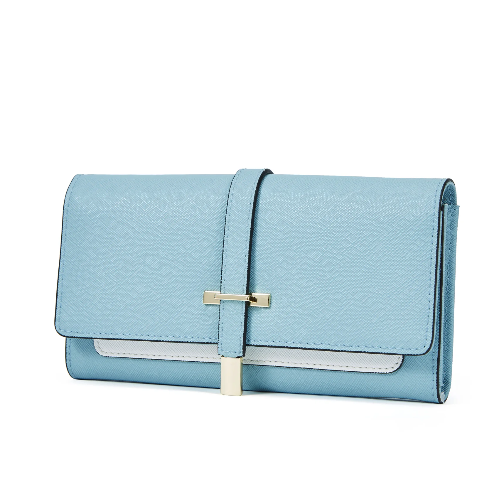 BOSTANTEN Womens Wallet Large Capacity Cash Clutch Purse with Buckle Credit Cards Holder - Image 2