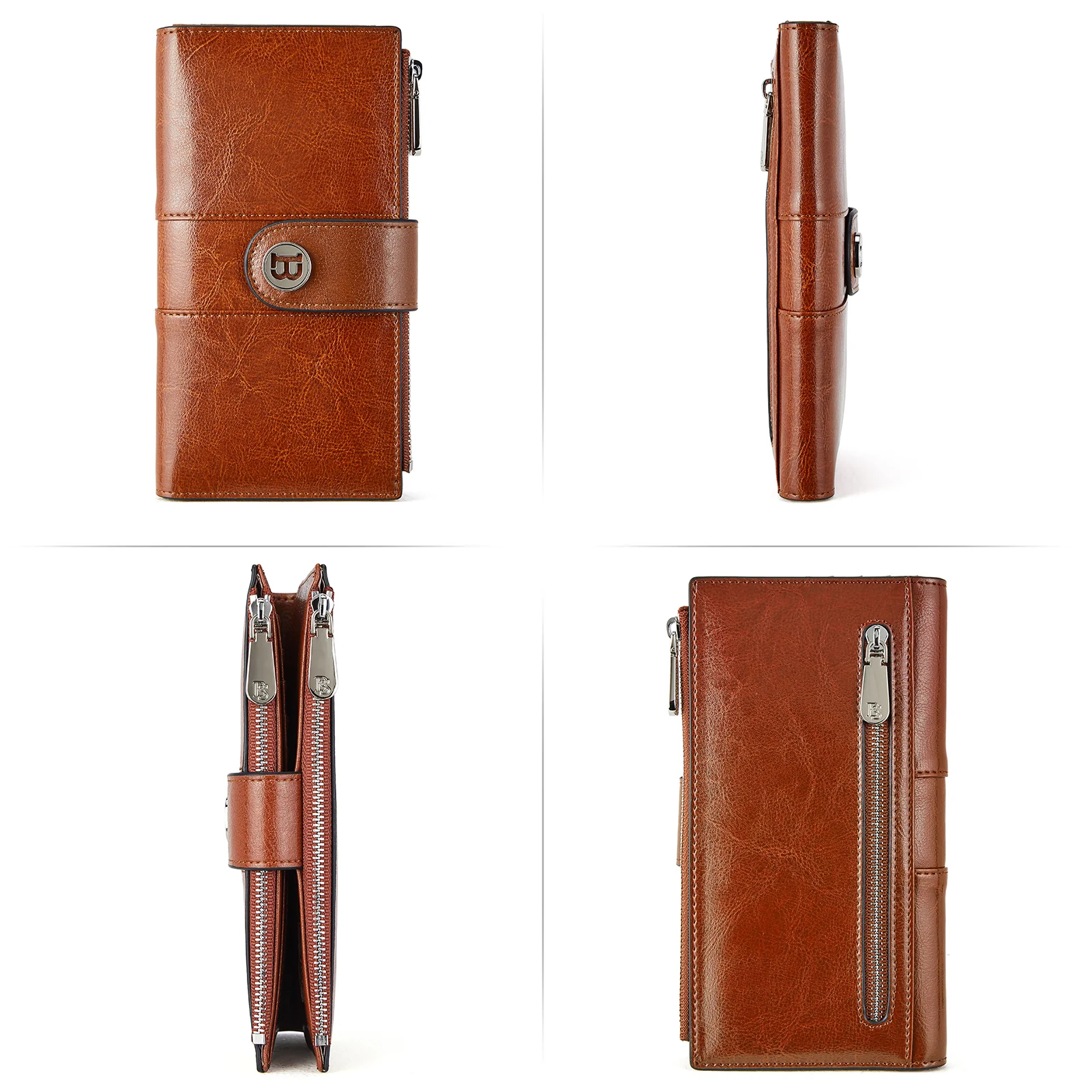 Lomy Real Leather Wallet Womens - RFID Blocking - Image 13