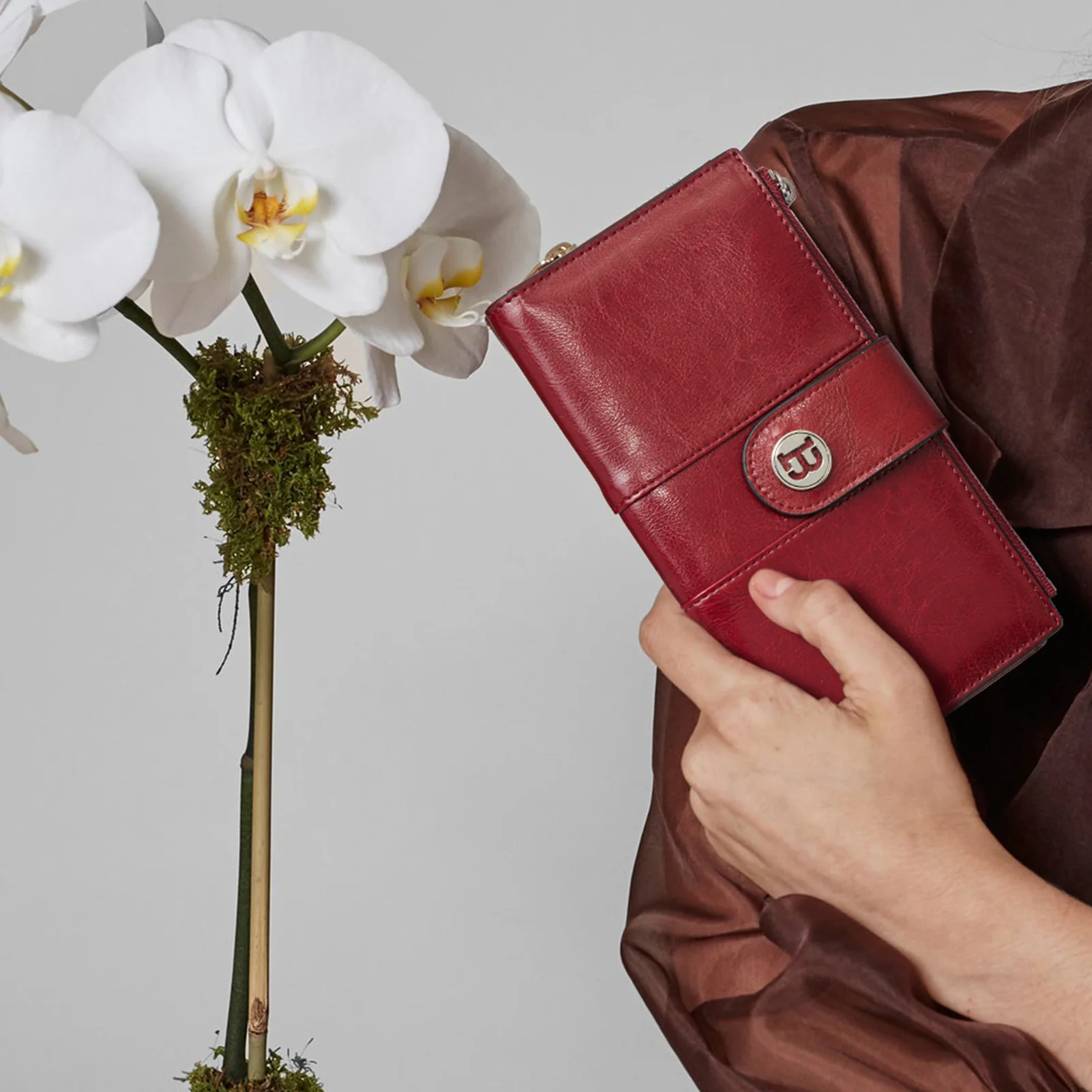 Lomy Real Leather Wallet Womens - RFID Blocking - Image 29