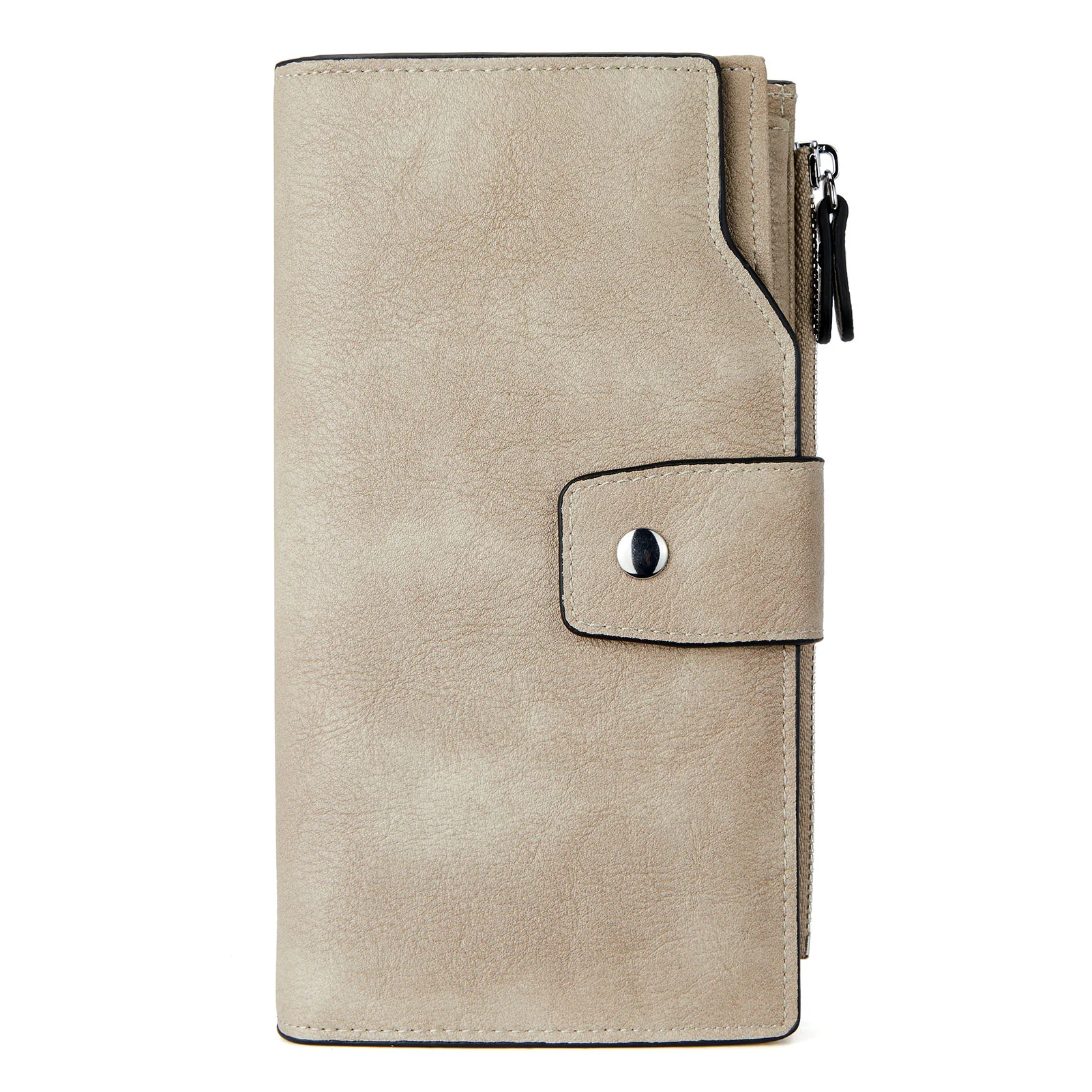 BOSTANTEN Womens Wallet Leather Wallets Large Capacity Cash Cluth Purses Coffee Rough Grain - Image 11