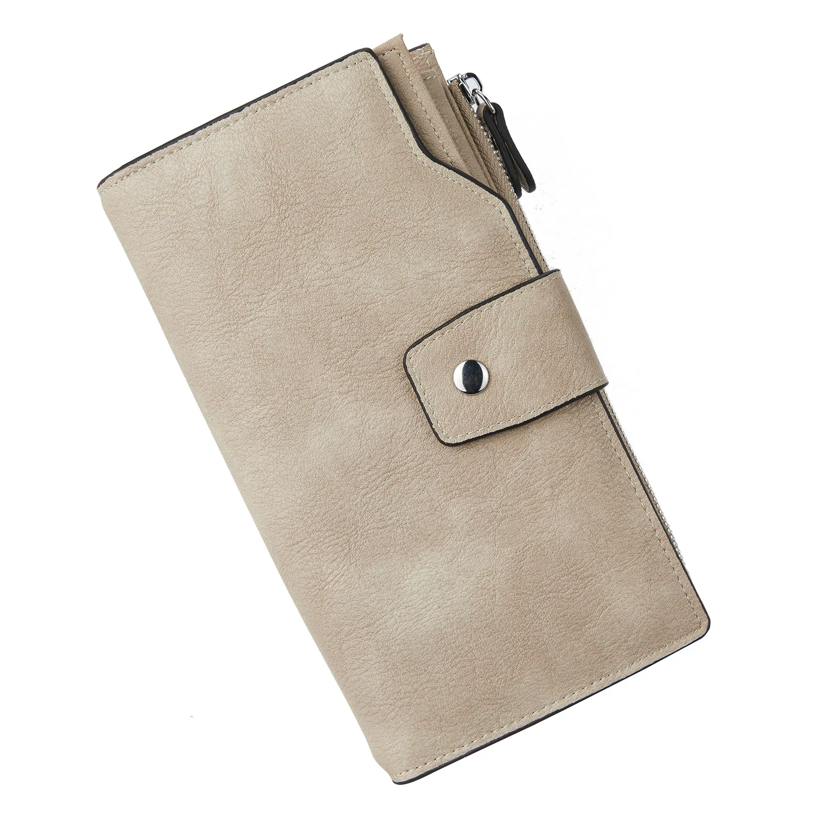 BOSTANTEN Womens Wallet Leather Wallets Large Capacity Cash Cluth Purses Coffee Rough Grain - Image 12