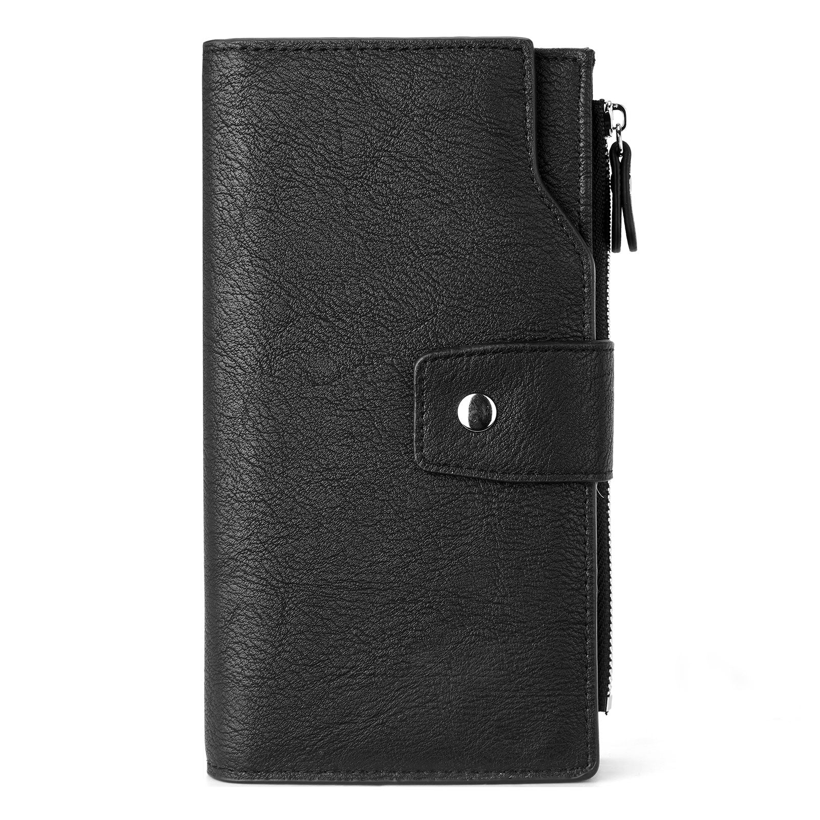 BOSTANTEN Womens Wallet Leather Wallets Large Capacity Cash Cluth Purses Coffee Rough Grain - Image 20