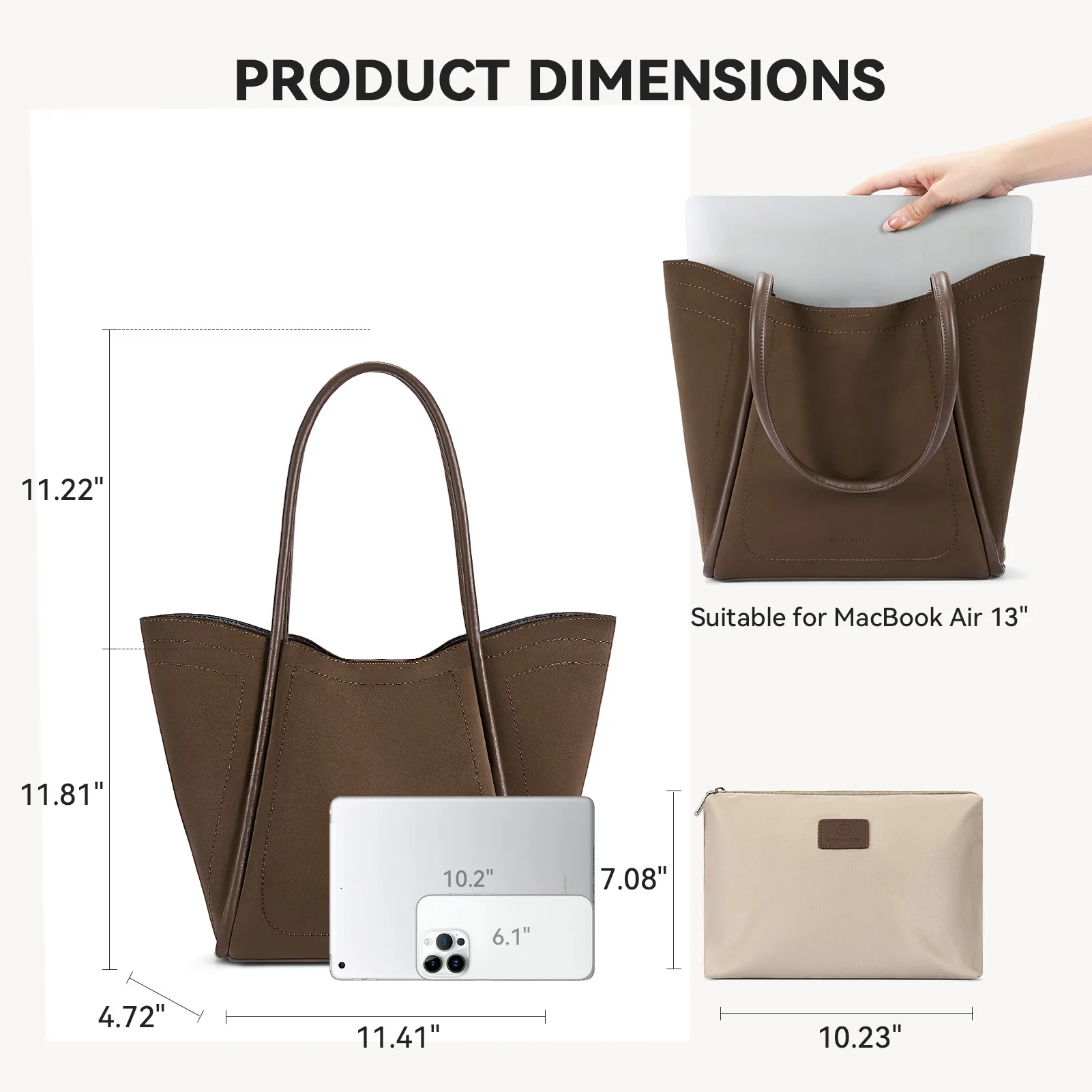 Claire Lightweight Designer Tote – Sleek & Fashion-Forward - Image 12