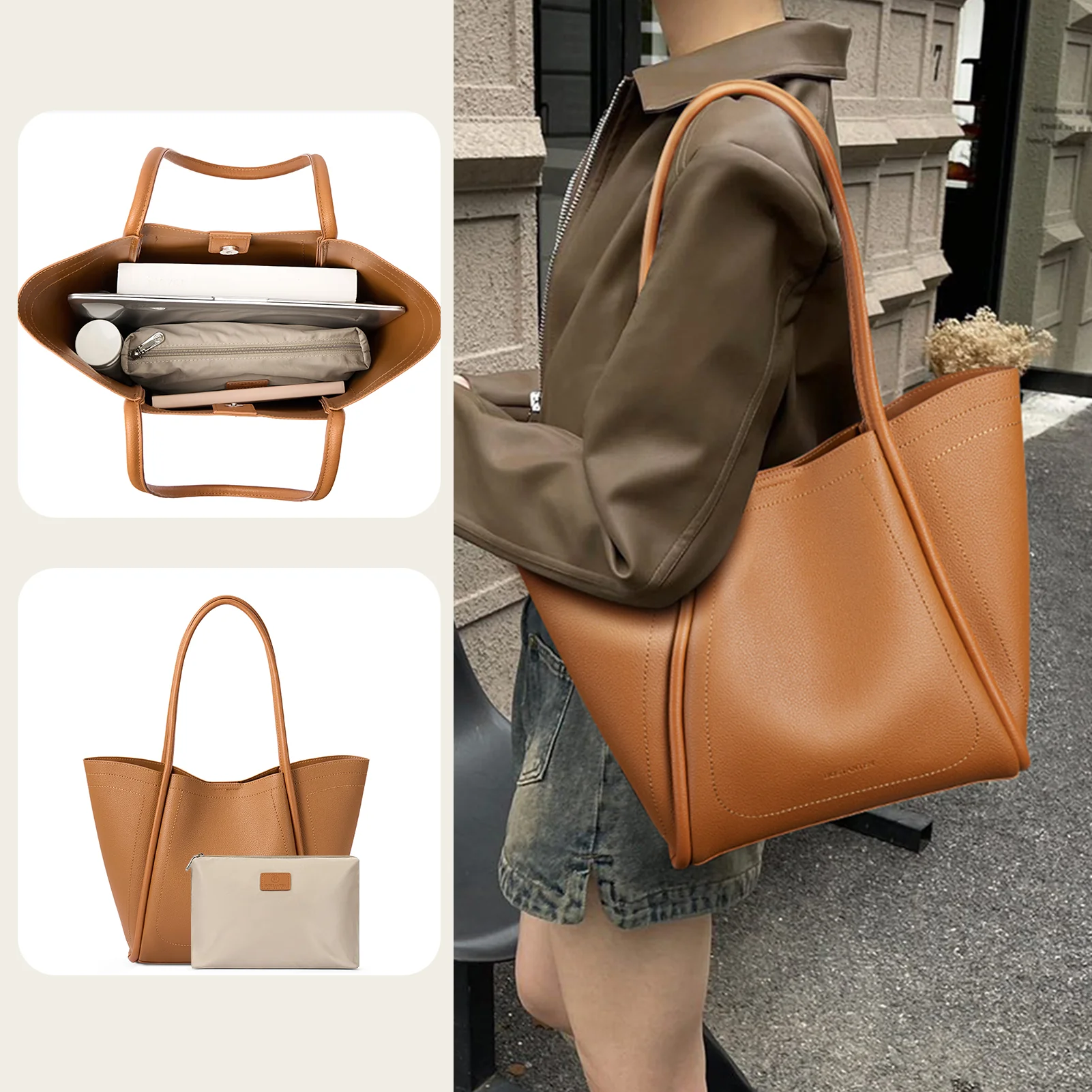 Claire Lightweight Designer Tote – Sleek & Fashion-Forward - Image 20