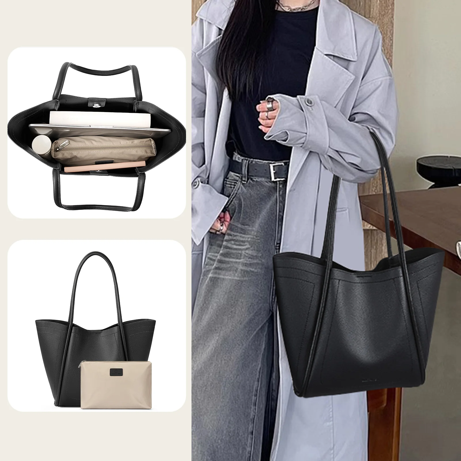 Claire Lightweight Designer Tote – Sleek & Fashion-Forward - Image 29