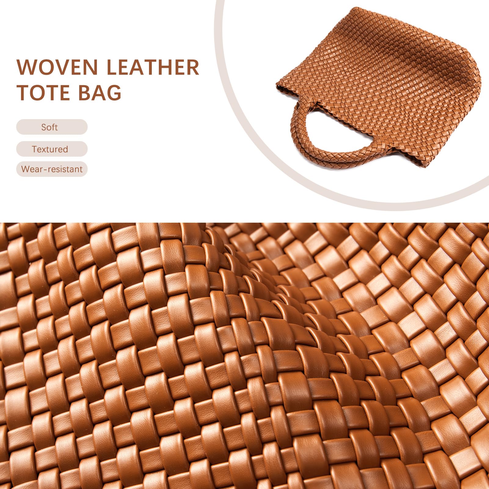 Cruze Handcrafted Woven Leather Shoulder Bag For Summer - Image 15