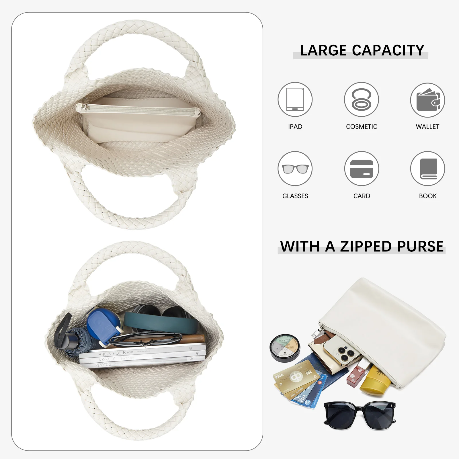 Cruze Handcrafted Woven Leather Shoulder Bag For Summer - Image 21