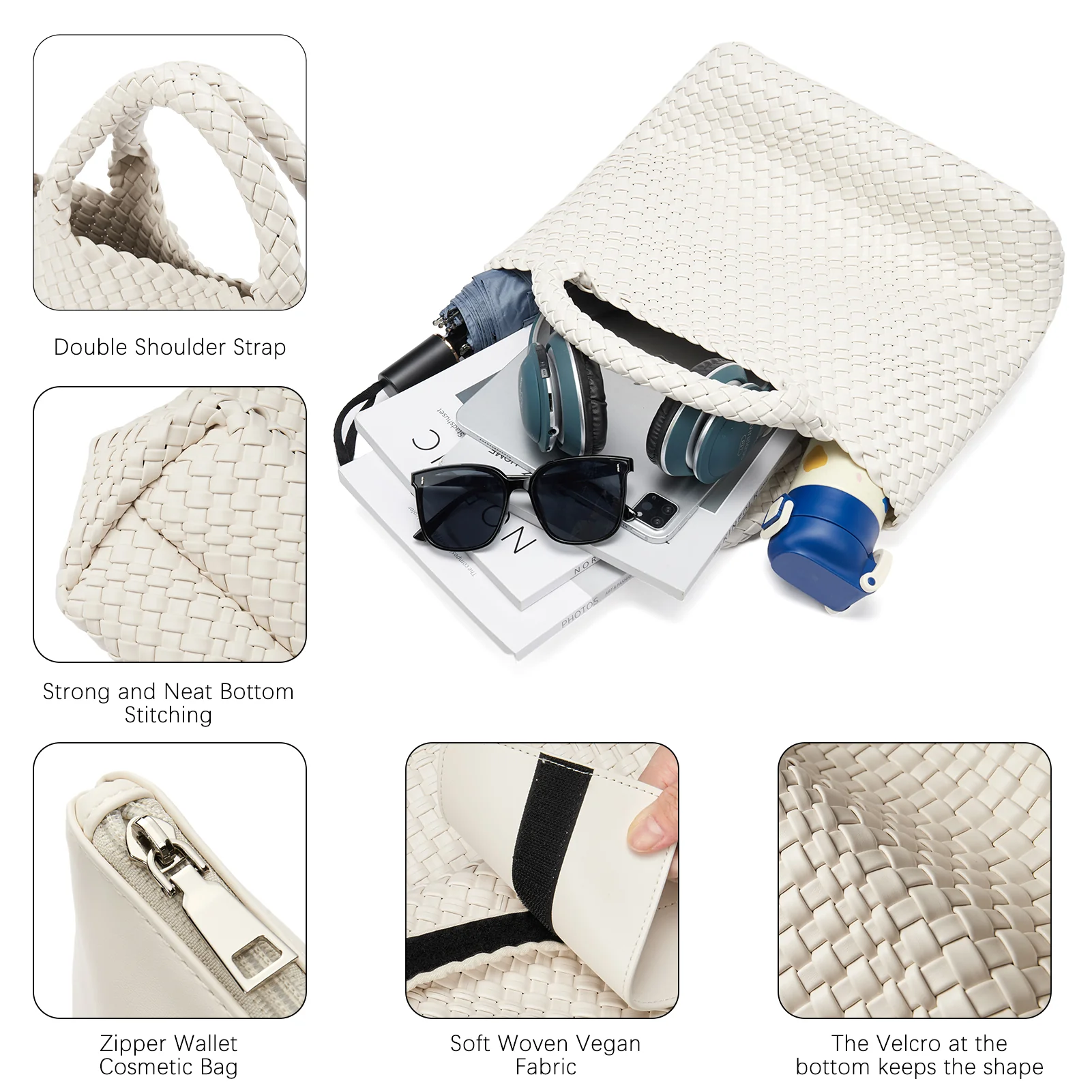Cruze Handcrafted Woven Leather Shoulder Bag For Summer - Image 22