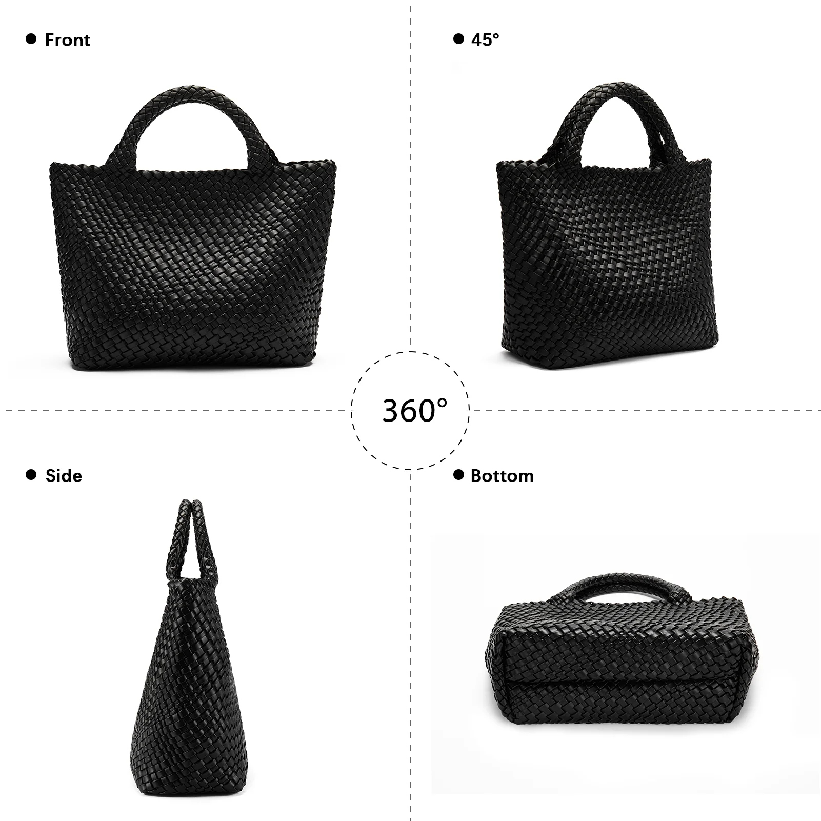 Cruze Handcrafted Woven Leather Shoulder Bag For Summer - Image 32