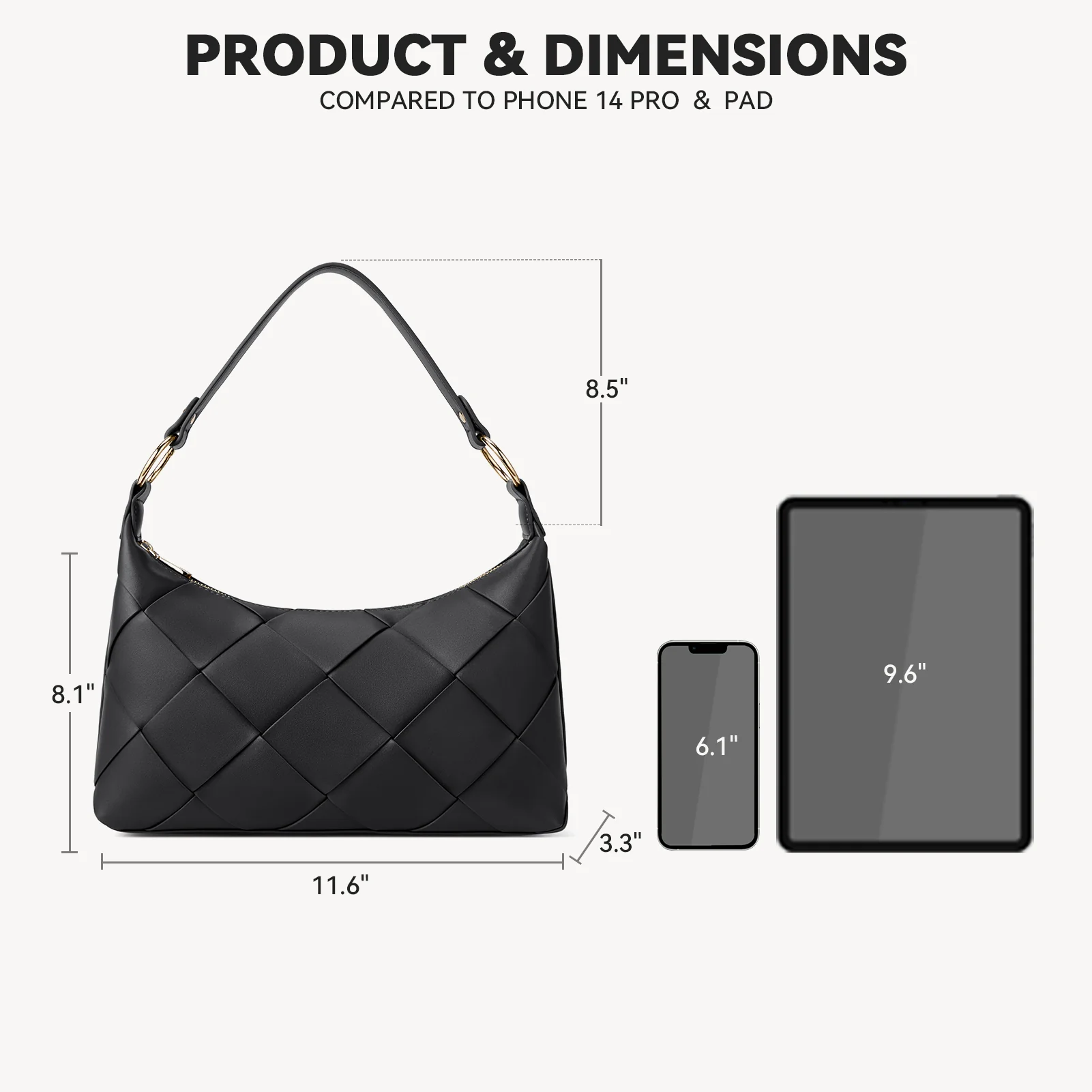 Kweli Woven Shoulder Bucket Bag - Image 20