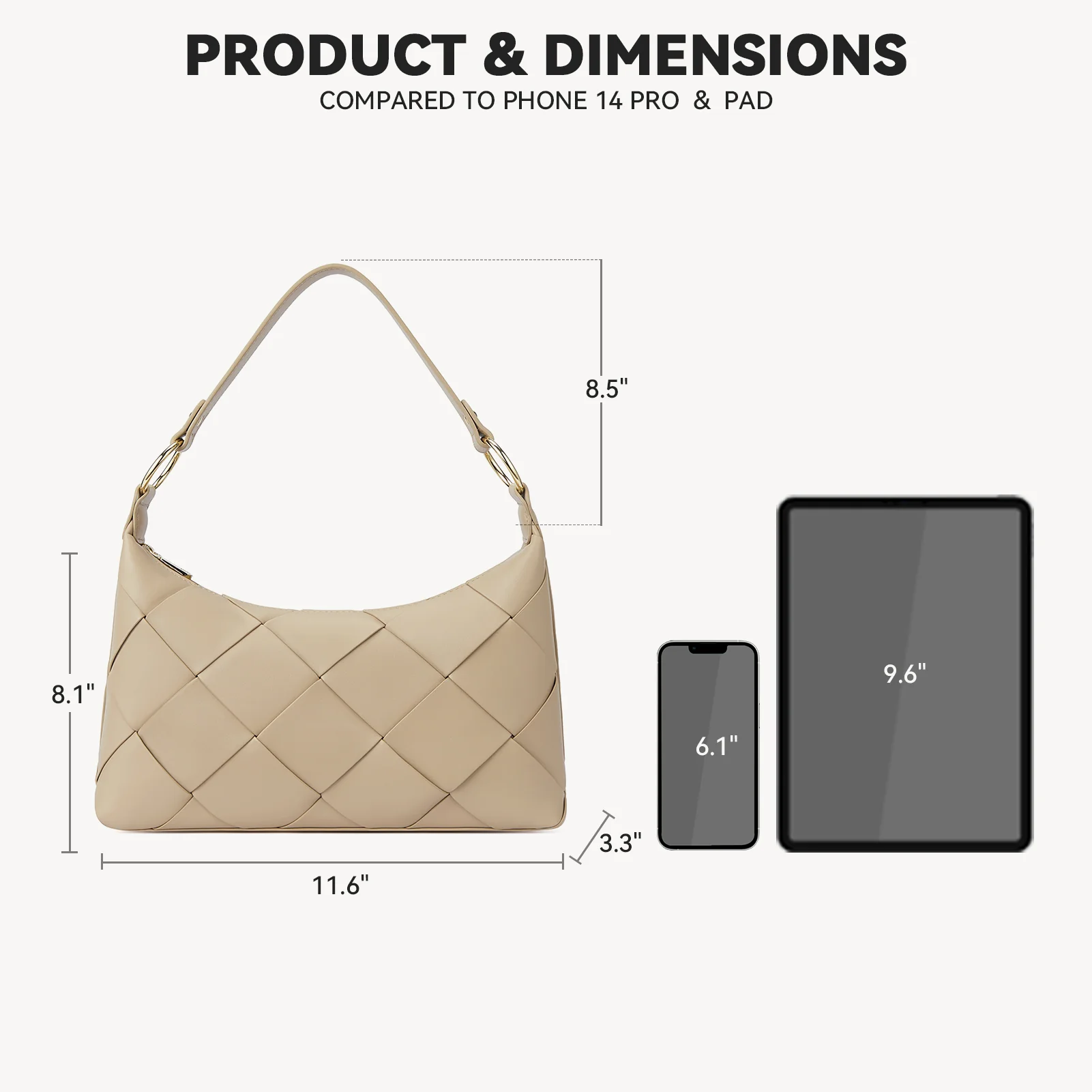 Kweli Woven Shoulder Bucket Bag - Image 28