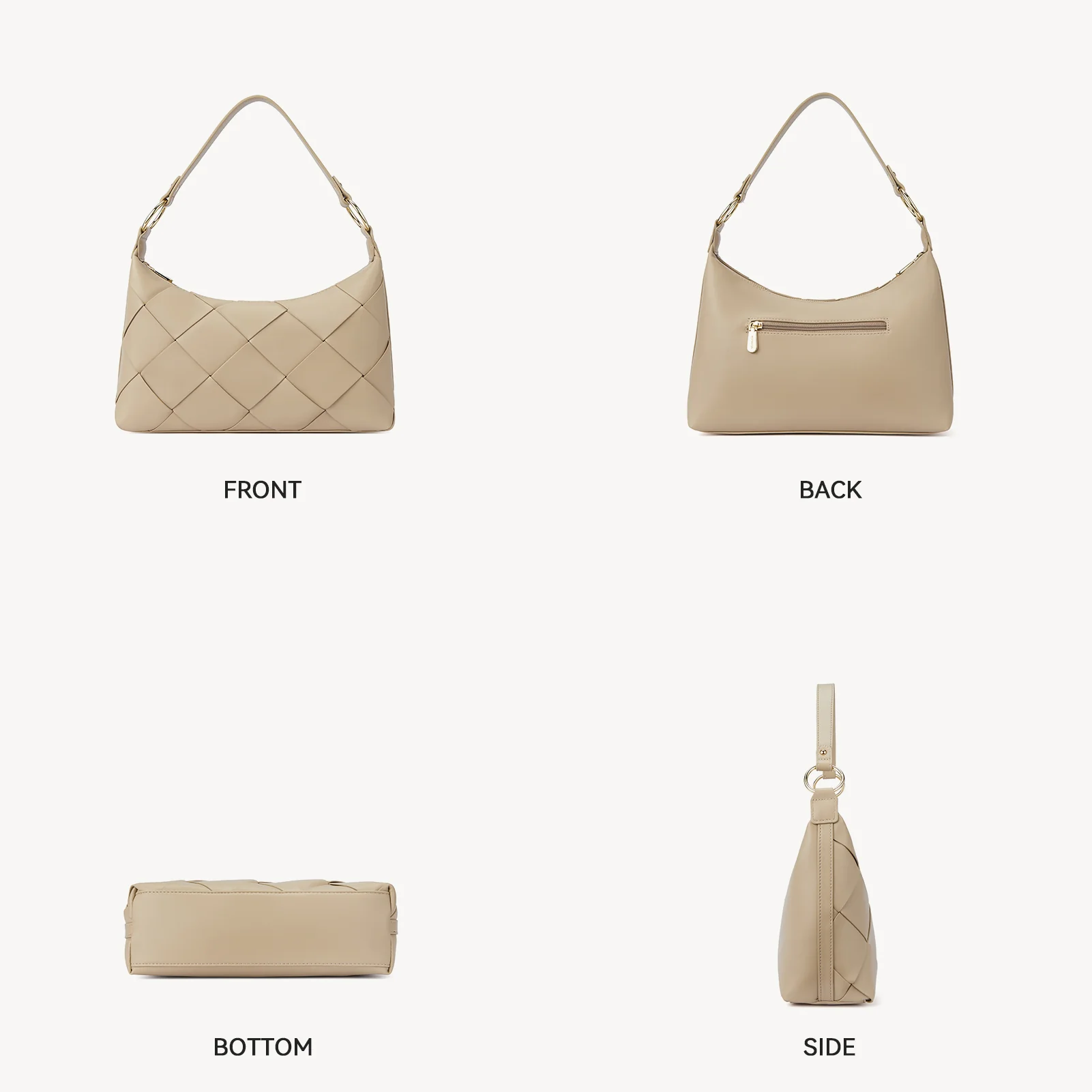 Kweli Woven Shoulder Bucket Bag - Image 29