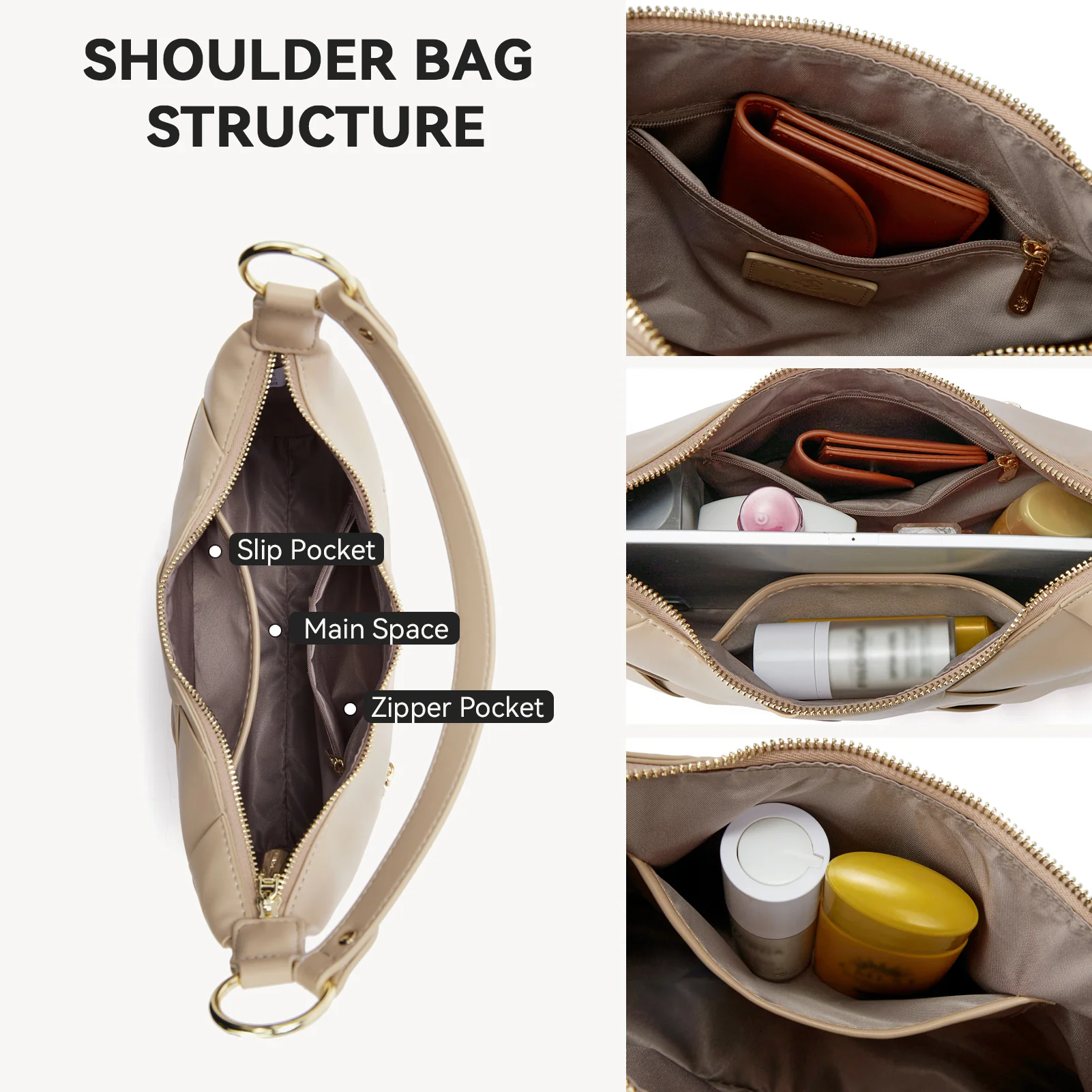 Kweli Woven Shoulder Bucket Bag - Image 30