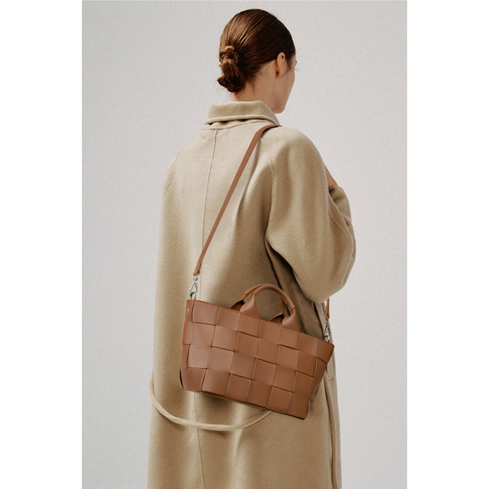 Cruze Handcrafted Woven Leather Tote Bag For Women : Boho Beauty - Image 19
