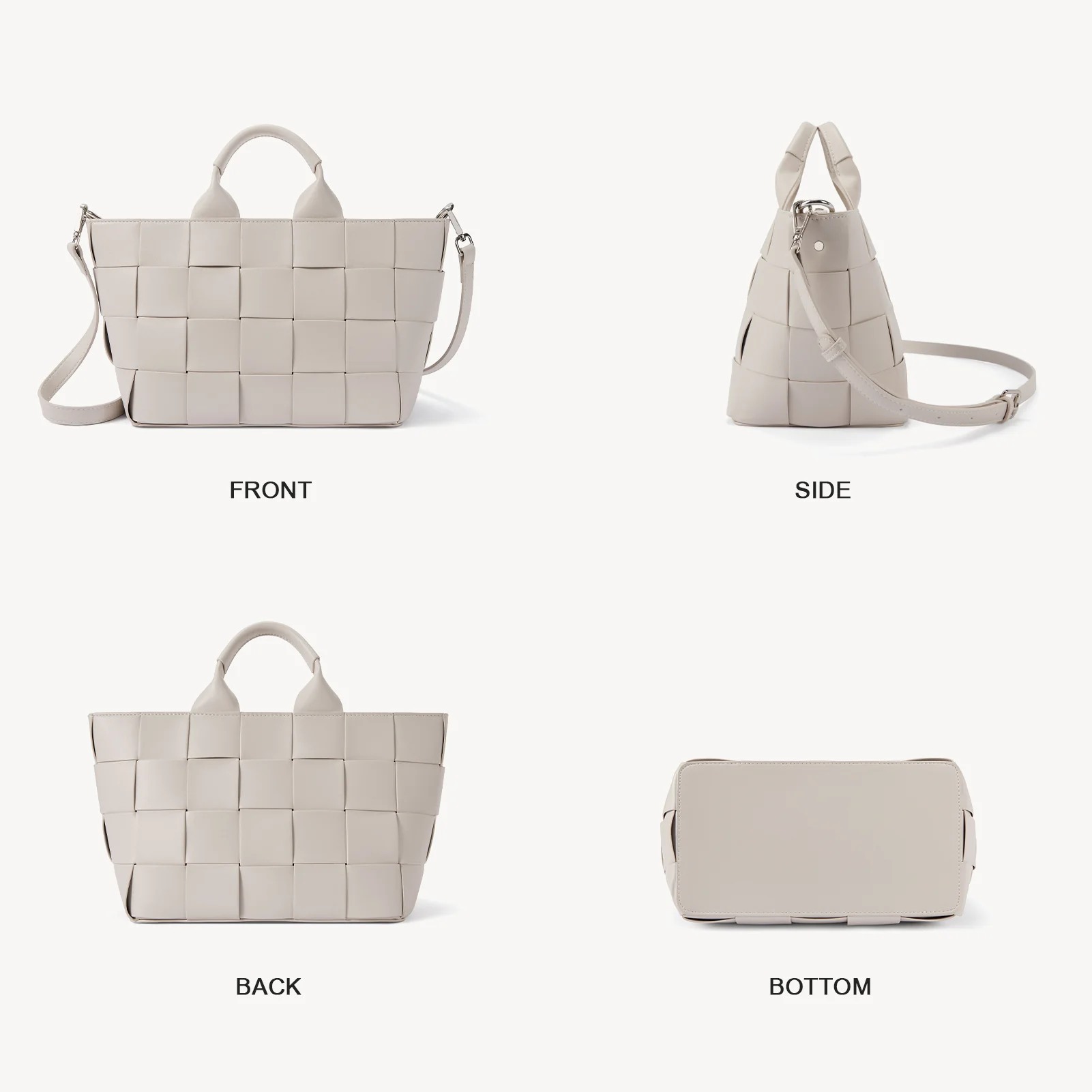 Cruze Handcrafted Woven Leather Tote Bag For Women : Boho Beauty - Image 29