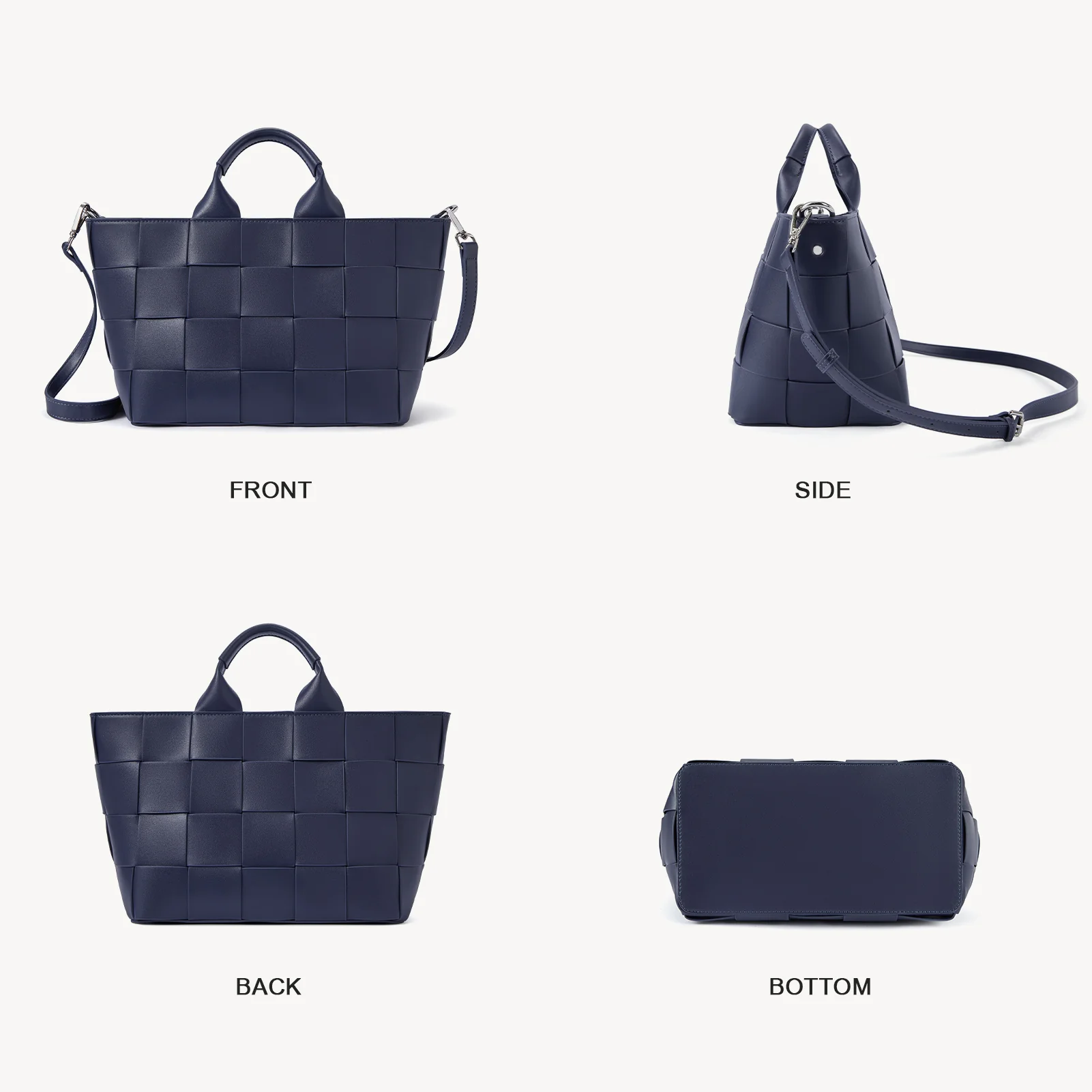 Cruze Handcrafted Woven Leather Tote Bag For Women : Boho Beauty - Image 36